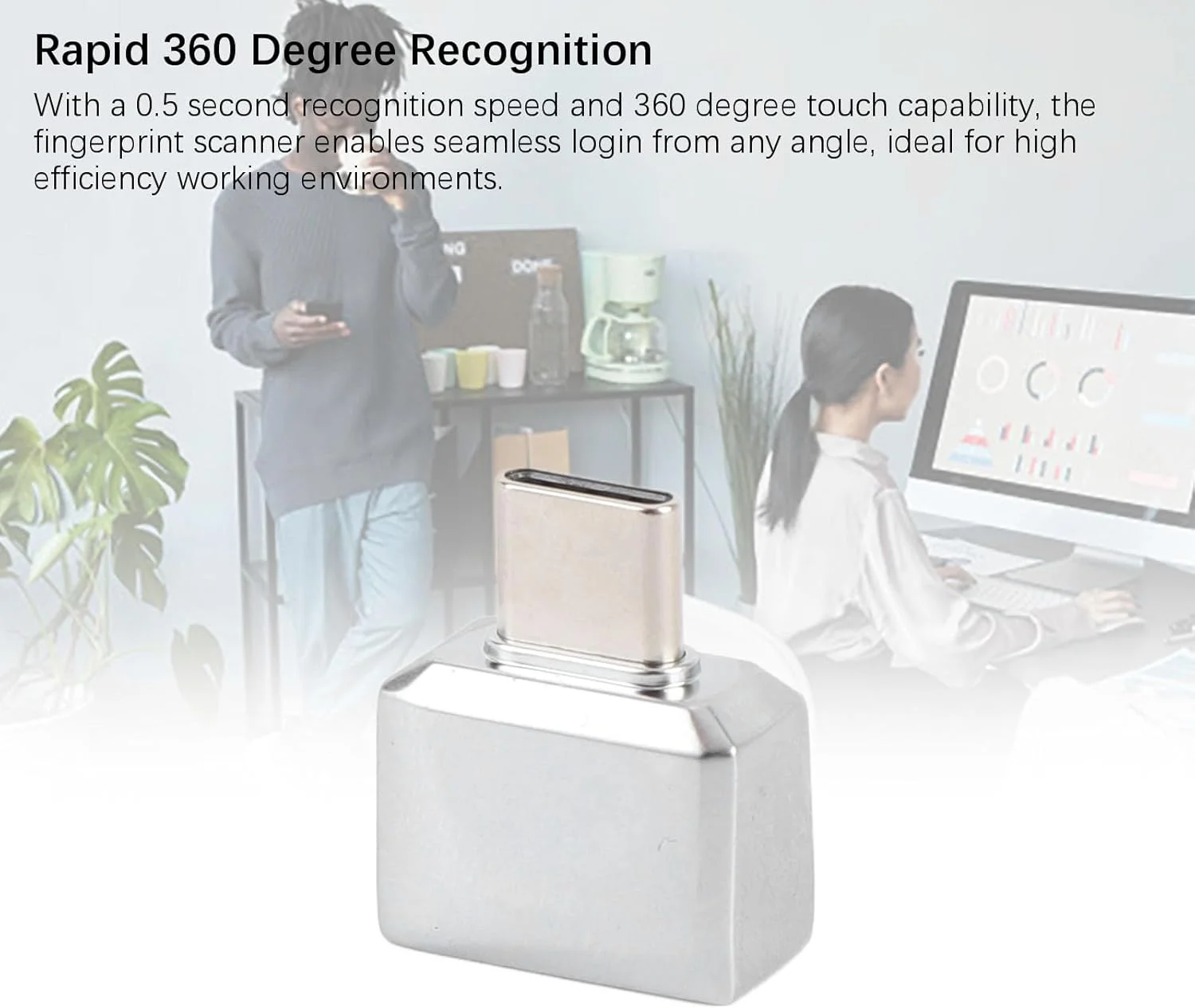 اسکنر اثر انگشت USB C Bewinner، اسکنر بیومتریک، تشخیص سریع 360 درجه، ذخیره سازی اثر انگشت چند کاربره، لاگر USB قابل حمل برای رمزگذاری و رمزگشایی فایل های لپ تاپ کامپیوتر اسکنر اثر انگشت USB C Bewinner، اسکنر بیومتریک، تشخیص سریع 360 درجه، ذخیره سازی اثر انگشت چند کاربره، لاگر USB قابل حمل برای رمزگذاری و رمزگشایی فایل های لپ تاپ کامپیوتر