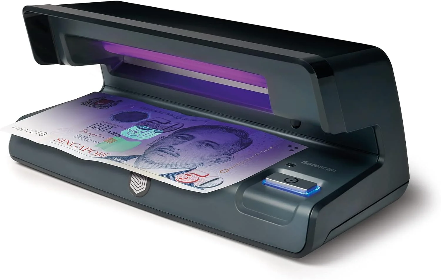 دستگاه تشخیص اسکناس تقلبی Safescan 50 - UV برای تأیید تمام اسکناس های AED، کارت های اعتباری و مدارک شناسایی
