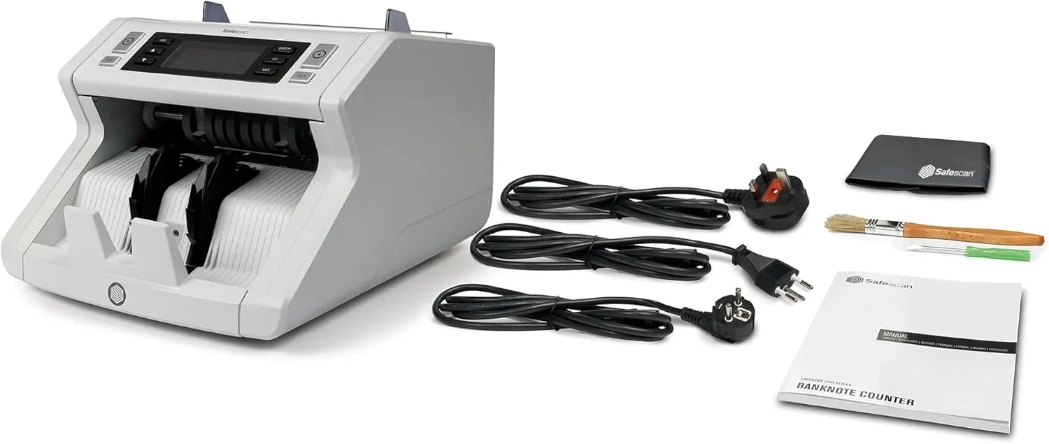 دستگاه شمارش پول Safescan 2250، شمارش اسکناس های مختلف - شمارنده اسکناس با بررسی اصالت 3 گانه - شمارش اسکناس های مرتب شده از همه ارزها دستگاه شمارش پول Safescan 2250، شمارش اسکناس های مختلف - شمارنده اسکناس با بررسی اصالت 3 گانه - شمارش اسکناس های مرتب شده از همه ارزها