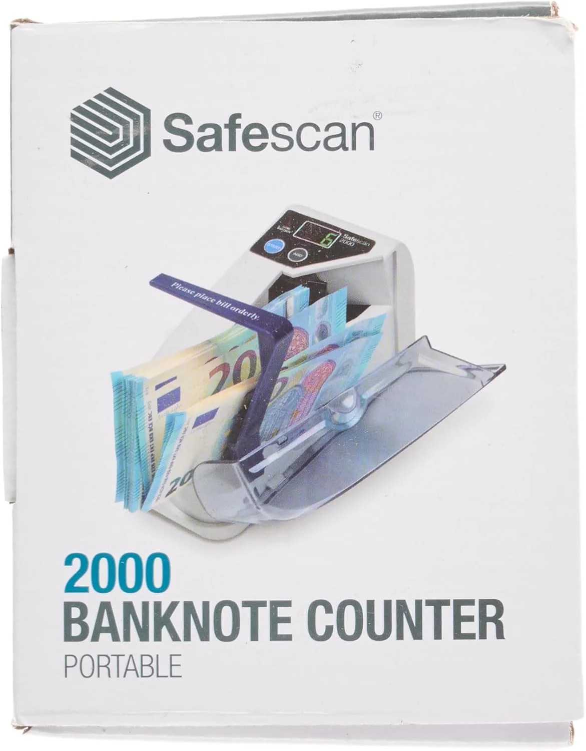 دستگاه شمارش پول قابل حمل سیف اسکن 2000 که اسکناس های مرتب شده را می شمارد - دستگاه شمارش پول نقد برای استفاده در حال حرکت - دستگاه شمارش پول مرتب شده برای همه ارزها، 19 x 10.2 x 7.5 سانتی متر دستگاه شمارش پول قابل حمل سیف اسکن 2000 که اسکناس های مرتب شده را می شمارد - دستگاه شمارش پول نقد برای استفاده در حال حرکت - دستگاه شمارش پول مرتب شده برای همه ارزها، 19 x 10.2 x 7.5 سانتی متر