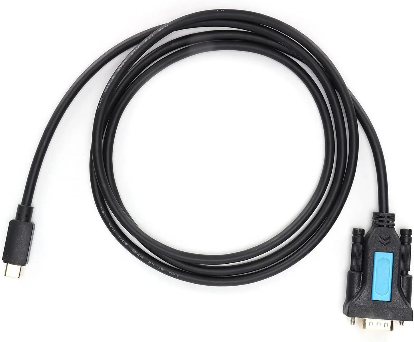آداپتور سریال Annadue USB C به RS232، کابل تبدیل Type-C به DB9 برای اسکنر، مودم PC، چاپگر، کابل تبدیل USB DB9 برای ویندوز، لینوکس
