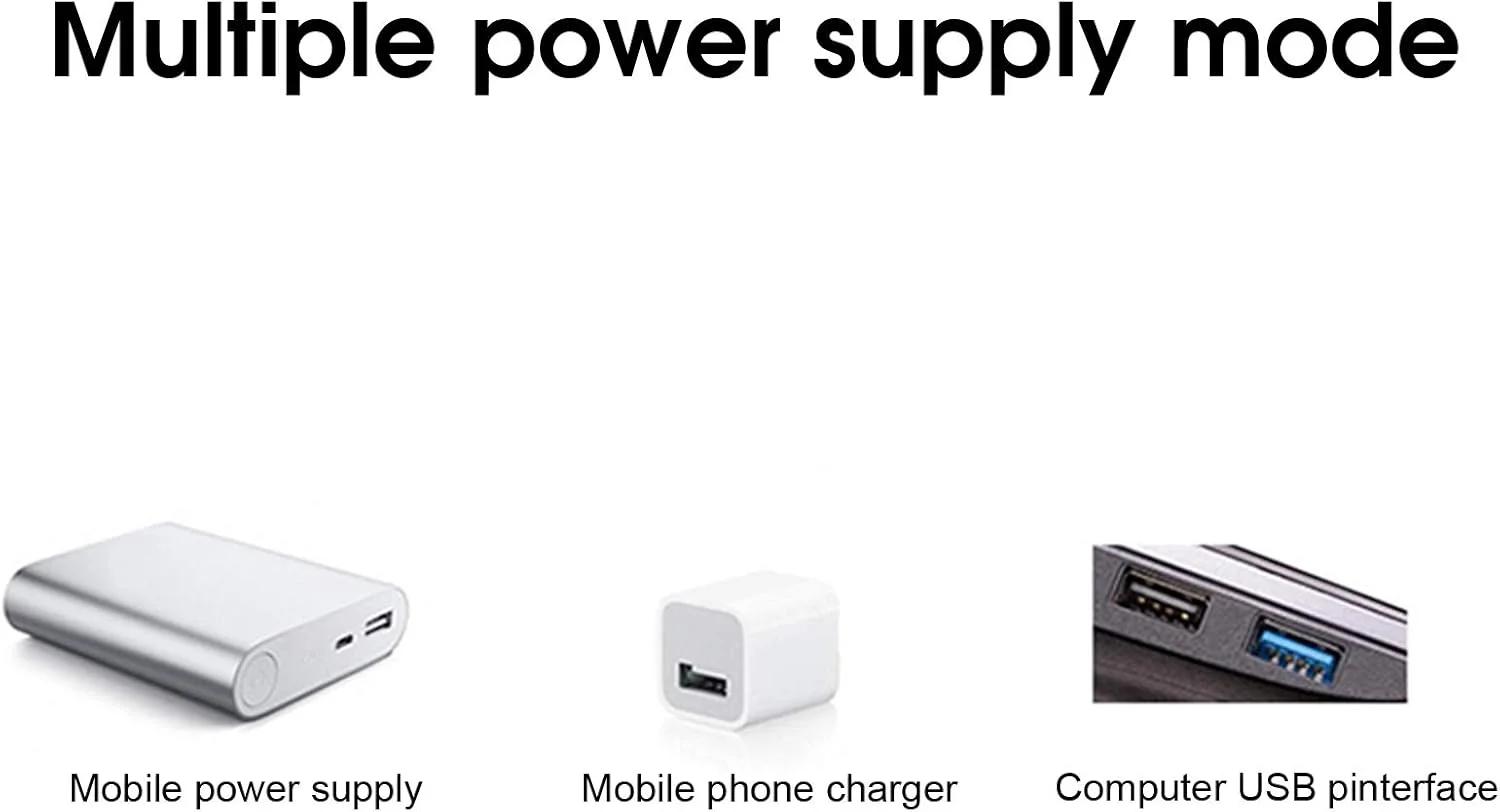 Annadue بسته 2 عددی فن کیس کامپیوتر، فن فوق العاده بی صدا 5 ولت، فن خنک کننده USB PC، فن کیس، اتلاف حرارت بی صدا، مناسب برای انواع روترها، مودم تلویزیون.
