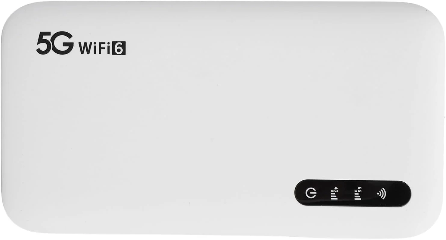 Annadue هات اسپات موبایل 5G برای مسافرت، وای فای قابل حمل 5G 6 با اسلات سیم کارت، روتر هات اسپات موبایل پرسرعت برای تبلت تلفن، پشتیبانی از 16 دستگاه