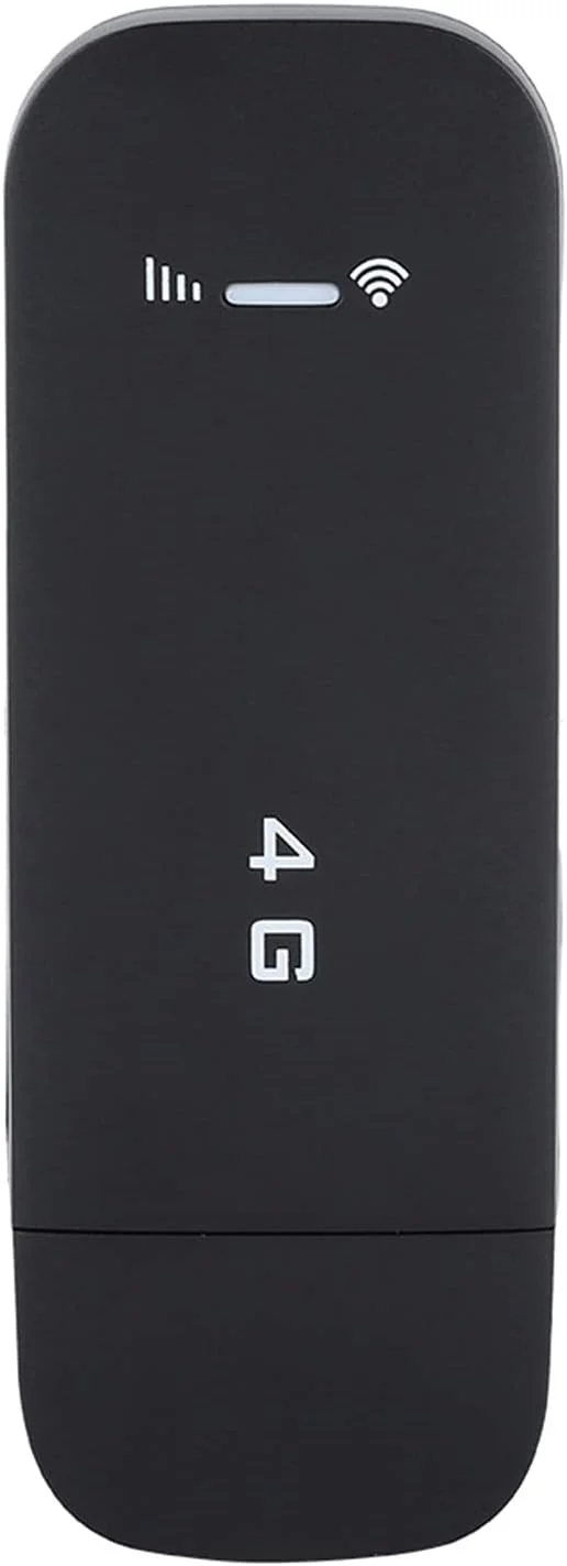روتر 4G، روتر قابل حمل USB 4G LTE، هات اسپات موبایل جیبی، مودم USB، مینی روتر مسافرتی قابل حمل با حافظه داخلی 4 گیگابایتی ROM و 512 مگابایتی (دارای عملکرد)