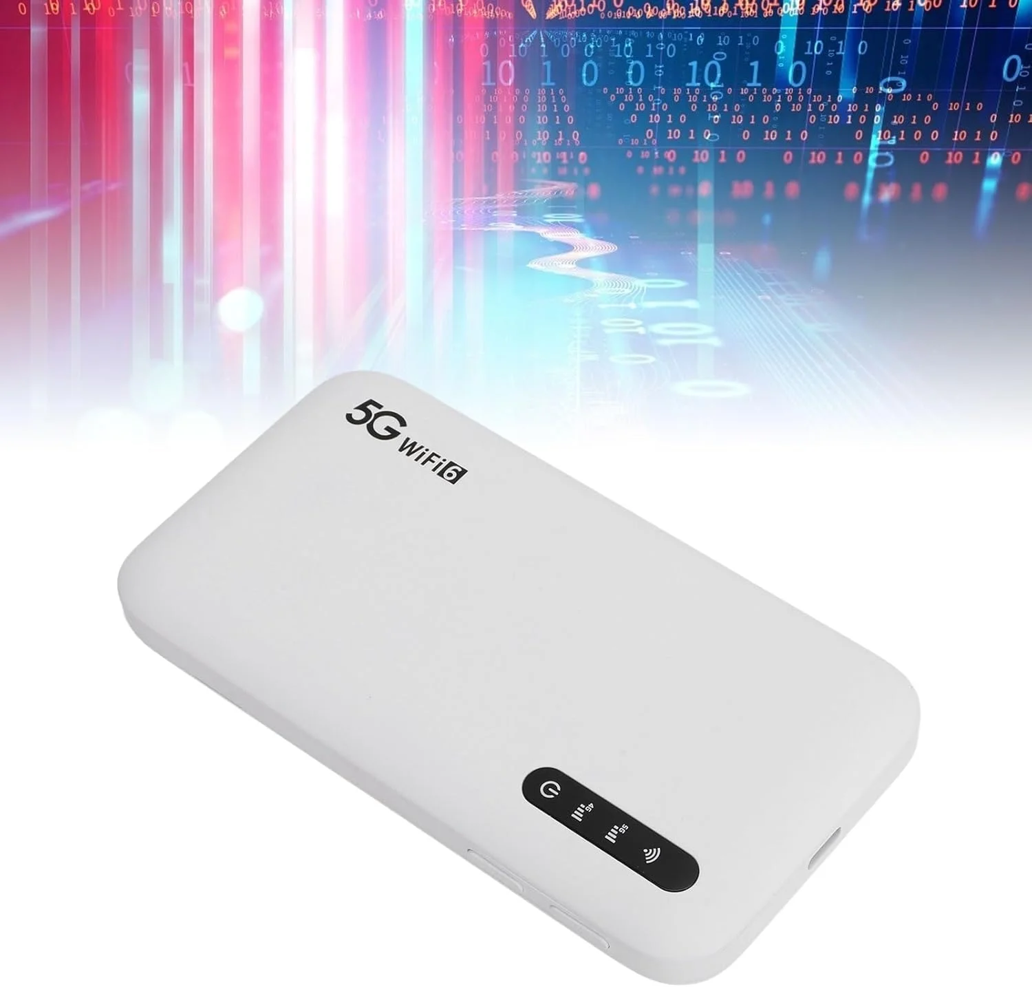 Annadue هات اسپات موبایل 5G برای مسافرت، وای فای قابل حمل 5G 6 با اسلات سیم کارت، روتر هات اسپات موبایل پرسرعت برای تبلت تلفن، پشتیبانی از 16 دستگاه Annadue هات اسپات موبایل 5G برای مسافرت، وای فای قابل حمل 5G 6 با اسلات سیم کارت، روتر هات اسپات موبایل پرسرعت برای تبلت تلفن، پشتیبانی از 16 دستگاه