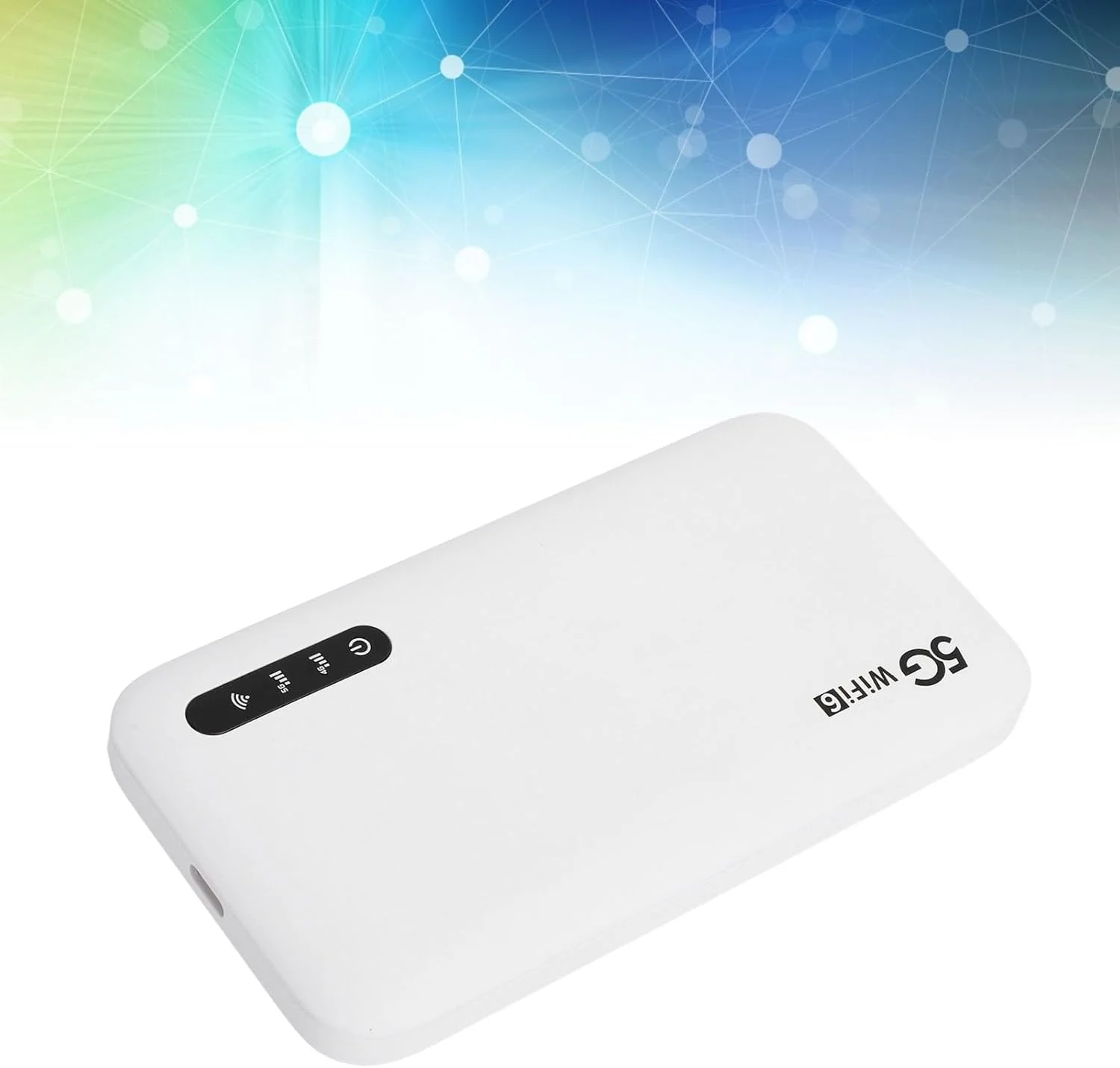 Annadue هات اسپات موبایل 5G برای مسافرت، وای فای قابل حمل 5G 6 با اسلات سیم کارت، روتر هات اسپات موبایل پرسرعت برای تبلت تلفن، پشتیبانی از 16 دستگاه Annadue هات اسپات موبایل 5G برای مسافرت، وای فای قابل حمل 5G 6 با اسلات سیم کارت، روتر هات اسپات موبایل پرسرعت برای تبلت تلفن، پشتیبانی از 16 دستگاه