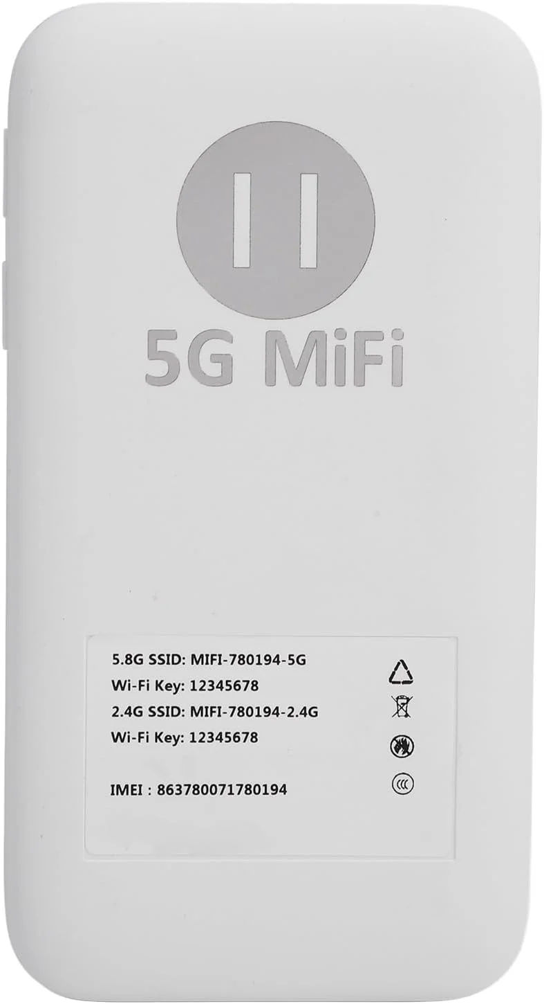 Annadue هات اسپات موبایل 5G برای مسافرت، وای فای قابل حمل 5G 6 با اسلات سیم کارت، روتر هات اسپات موبایل پرسرعت برای تبلت تلفن، پشتیبانی از 16 دستگاه Annadue هات اسپات موبایل 5G برای مسافرت، وای فای قابل حمل 5G 6 با اسلات سیم کارت، روتر هات اسپات موبایل پرسرعت برای تبلت تلفن، پشتیبانی از 16 دستگاه