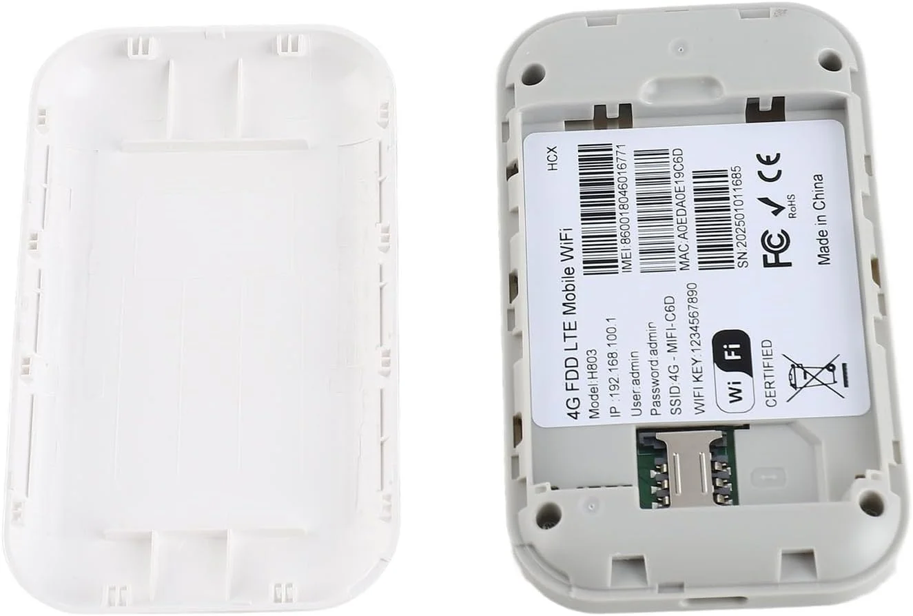 روتر هاتاسپات موبایل حرفهای 4G LTE با اسلات سیم کارت، مودم وایفای پرسرعت برای استفاده در منزل و مسافرت، سرعت انتقال 300 مگابیت بر ثانیه روتر هاتاسپات موبایل حرفهای 4G LTE با اسلات سیم کارت، مودم وایفای پرسرعت برای استفاده در منزل و مسافرت، سرعت انتقال 300 مگابیت بر ثانیه