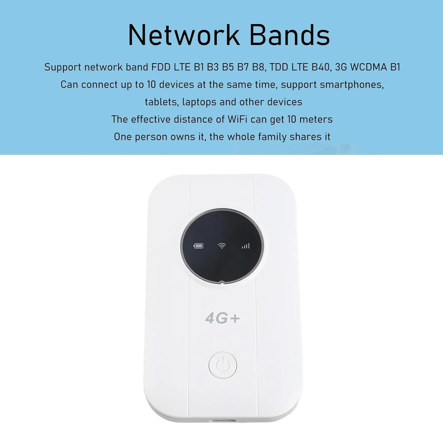 دستگاه هات اسپات موبایل Annadue 4G LTE، روتر وای فای قابل حمل با سرعت انتقال بالا 300 مگابیت در ثانیه، اسلات کارت سیم کارت، وای فای جیبی برای مسافرت و خانه دستگاه هات اسپات موبایل Annadue 4G LTE، روتر وای فای قابل حمل با سرعت انتقال بالا 300 مگابیت در ثانیه، اسلات کارت سیم کارت، وای فای جیبی برای مسافرت و خانه