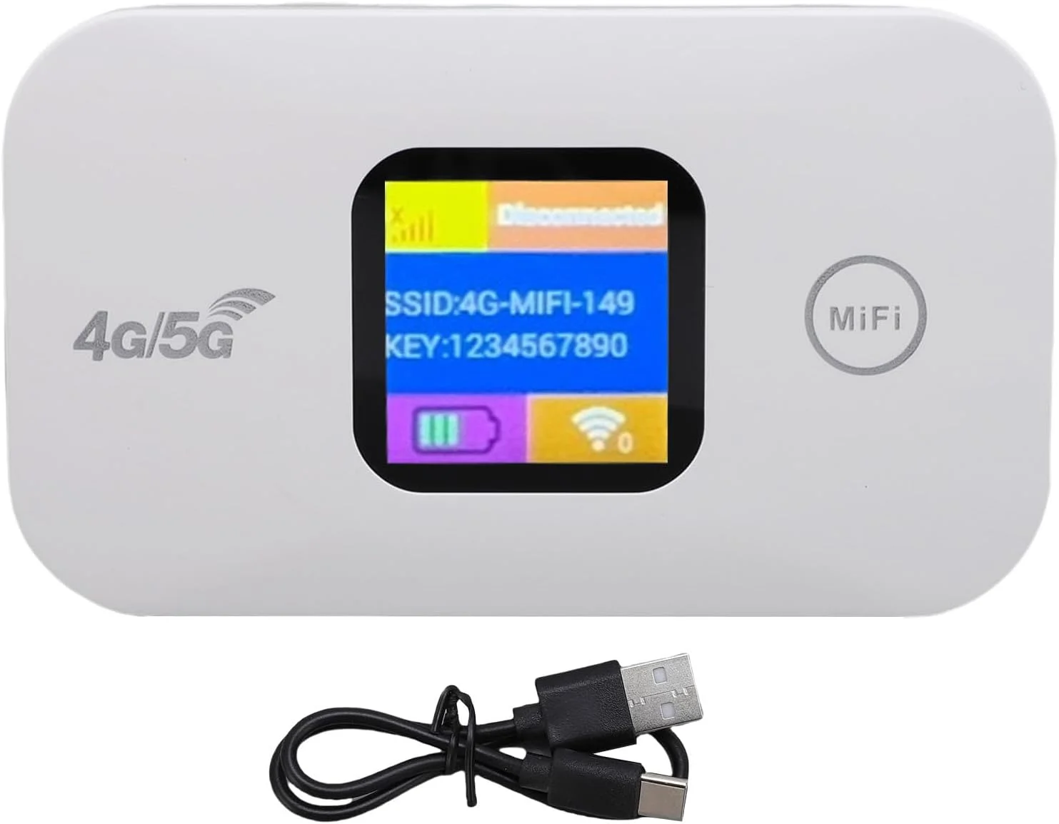روتر وای فای موبایل 4G 5G قابل حمل Annadue با اسلات سیم کارت، وای فای مسافرتی با نمایشگر LED، تا 300 مگابیت بر ثانیه، 10 دستگاه متصل، هات اسپات Cat4 Lte MiFi، باتری 2100mAh روتر وای فای موبایل 4G 5G قابل حمل Annadue با اسلات سیم کارت، وای فای مسافرتی با نمایشگر LED، تا 300 مگابیت بر ثانیه، 10 دستگاه متصل، هات اسپات Cat4 Lte MiFi، باتری 2100mAh