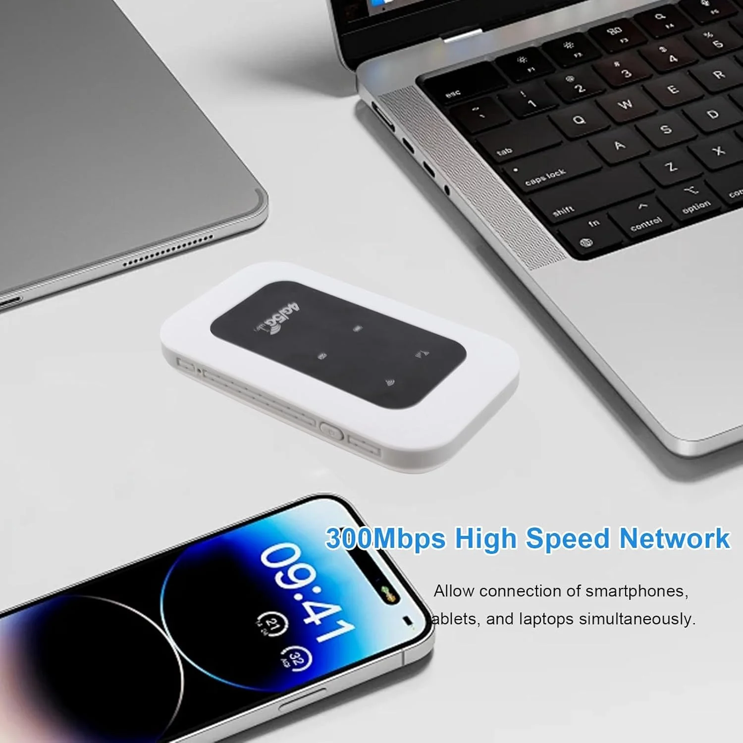هات اسپات موبایل 4G LTE Annadue، روتر 4G 300 مگابیت بر ثانیه، روترهای مسافرتی قابل حمل، تغذیه شده با USB C، 2100mAh، پشتیبانی از اتصال 10 دستگاه هات اسپات موبایل 4G LTE Annadue، روتر 4G 300 مگابیت بر ثانیه، روترهای مسافرتی قابل حمل، تغذیه شده با USB C، 2100mAh، پشتیبانی از اتصال 10 دستگاه
