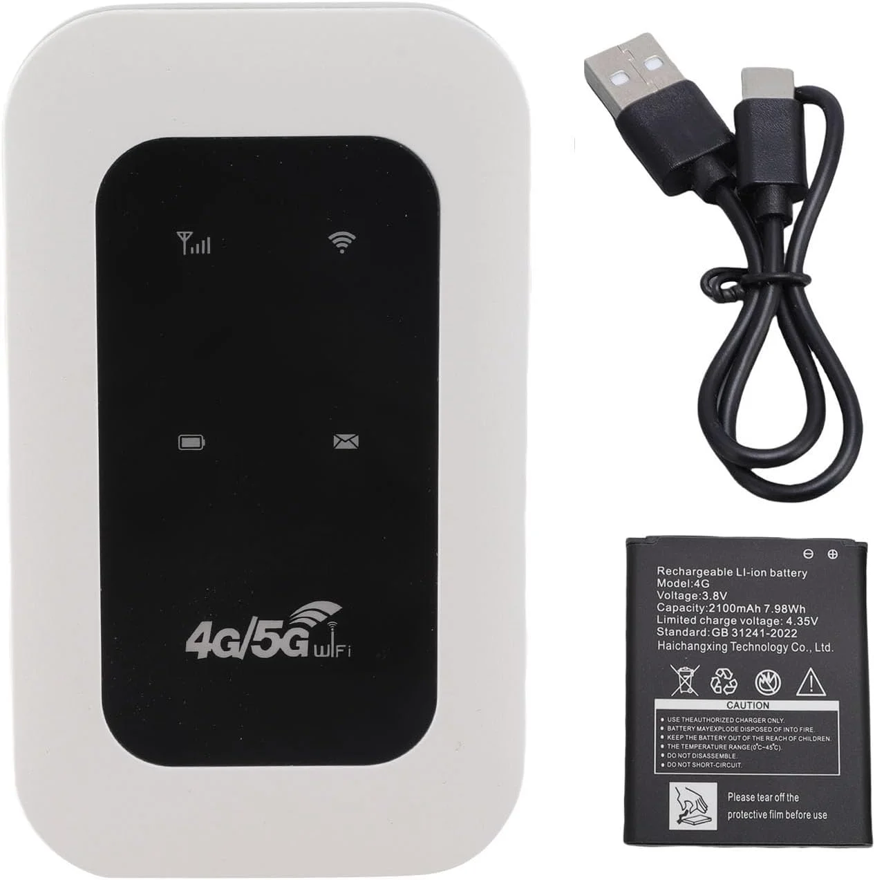 هات اسپات موبایل 4G LTE Annadue، روتر 4G 300 مگابیت بر ثانیه، روترهای مسافرتی قابل حمل، تغذیه شده با USB C، 2100mAh، پشتیبانی از اتصال 10 دستگاه هات اسپات موبایل 4G LTE Annadue، روتر 4G 300 مگابیت بر ثانیه، روترهای مسافرتی قابل حمل، تغذیه شده با USB C، 2100mAh، پشتیبانی از اتصال 10 دستگاه
