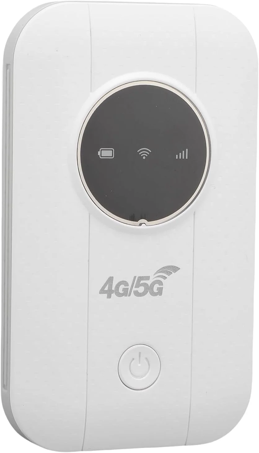 Bewinner نقطه اتصال وای فای قابل حمل 4G 5G آنلاک شده، روتر موبایل پرسرعت 300 مگابیت بر ثانیه با اسلات سیم کارت، پشتیبانی از 10 دستگاه، باتری 3650 میلی آمپر ساعتی برای مسافرت، کمپینگ، RV و تجارت