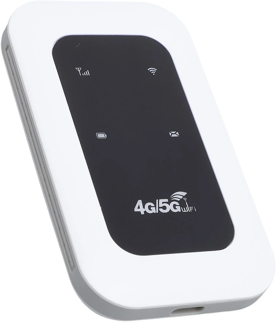 هات اسپات وای فای قابل حمل 4G 5G با اسلات سیم کارت، روتر LTE 300 مگابیت بر ثانیه برای مسافرت، کمپر، موتور هوم، پشتیبانی از 10 دستگاه، پلاگ اند پلی، باتری داخلی 2100 میلی آمپر ساعتی