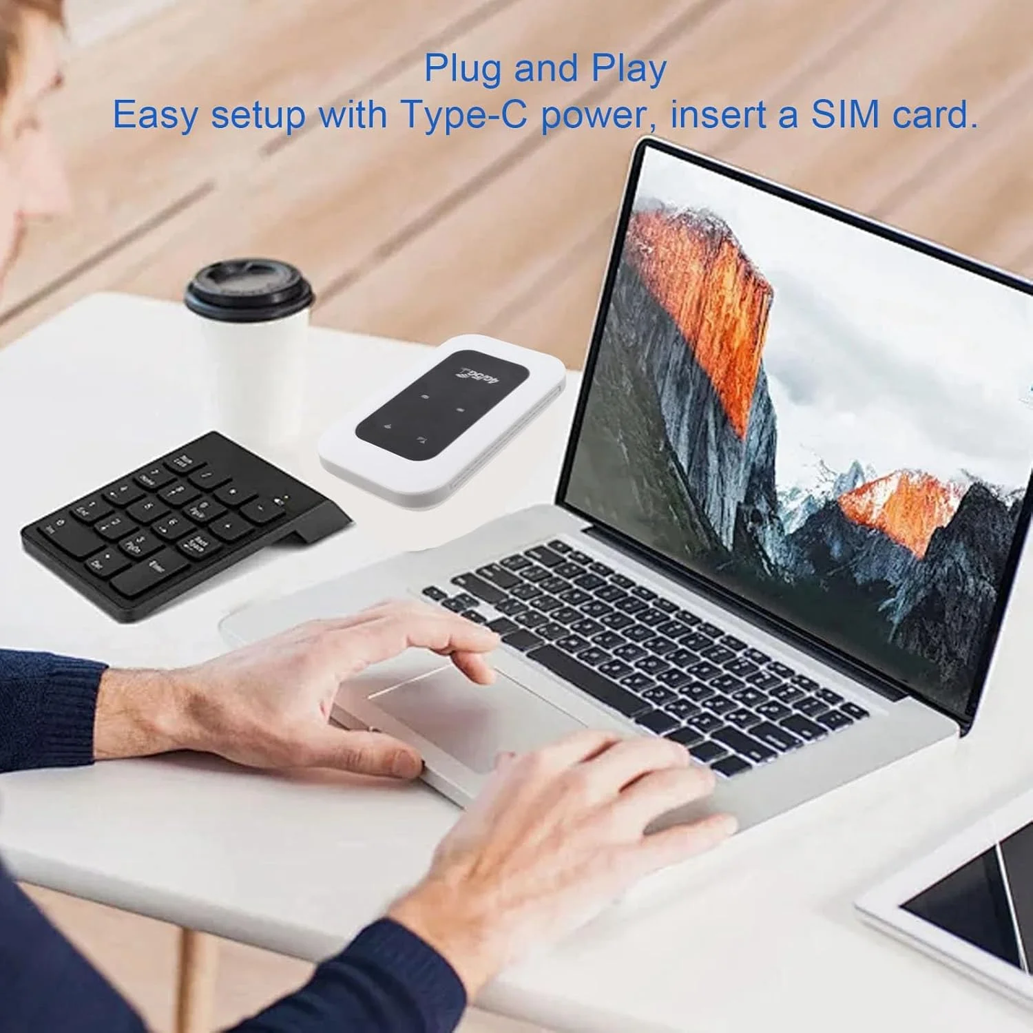روتر 4G قابل حمل Bewinner، هات اسپات وای فای موبایل 300 مگابیت در ثانیه LTE CAT4 با USB C و باتری 2100 میلی آمپر ساعتی، پشتیبانی از اتصال 10 دستگاه برای مسافرت، کمپینگ، خانه و استفاده، شامل اسلات مینی سیم کارت روتر 4G قابل حمل Bewinner، هات اسپات وای فای موبایل 300 مگابیت در ثانیه LTE CAT4 با USB C و باتری 2100 میلی آمپر ساعتی، پشتیبانی از اتصال 10 دستگاه برای مسافرت، کمپینگ، خانه و استفاده، شامل اسلات مینی سیم کارت