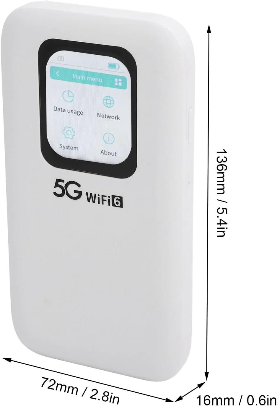 روتر وای فای 5G قابل حمل Bewinner، تا 16 دستگاه، سرعت بالا، اتصال مداوم، طراحی تقویت شده IP67، نانو سیم کارت، WiFi6، صفحه نمایش لمسی 2.01 اینچی، مناسب برای مسافرت روتر وای فای 5G قابل حمل Bewinner، تا 16 دستگاه، سرعت بالا، اتصال مداوم، طراحی تقویت شده IP67، نانو سیم کارت، WiFi6، صفحه نمایش لمسی 2.01 اینچی، مناسب برای مسافرت