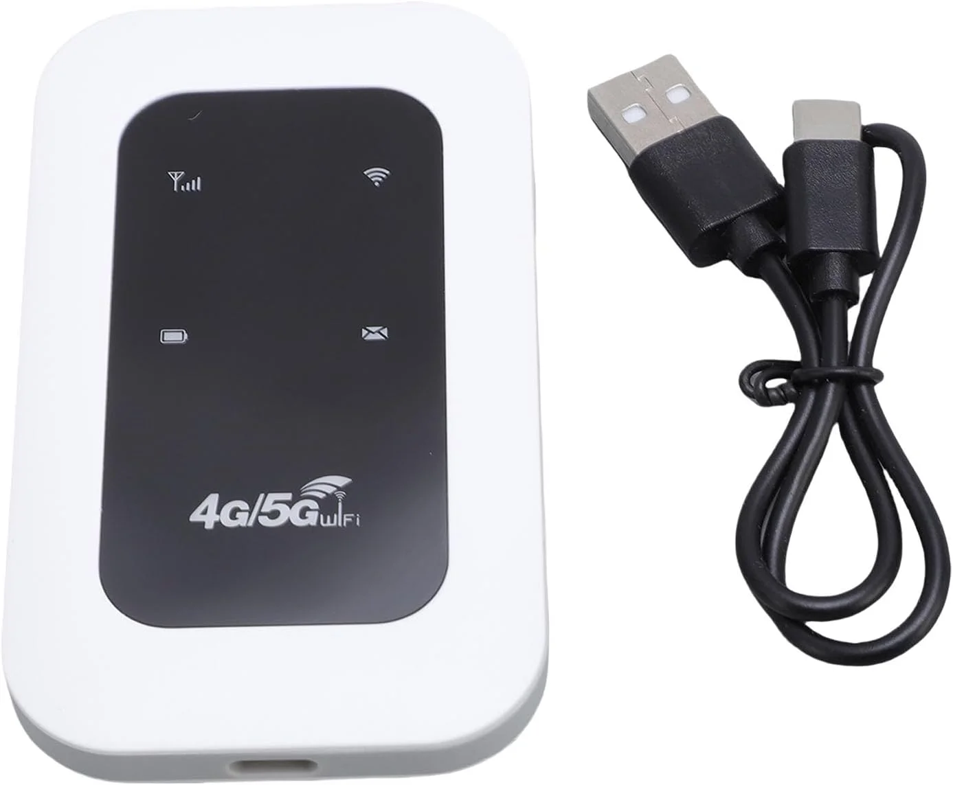 هات اسپات وای فای قابل حمل 4G 5G با اسلات سیم کارت، روتر LTE 300 مگابیت بر ثانیه برای مسافرت، کمپر، موتور هوم، پشتیبانی از 10 دستگاه، پلاگ اند پلی، باتری داخلی 2100 میلی آمپر ساعتی