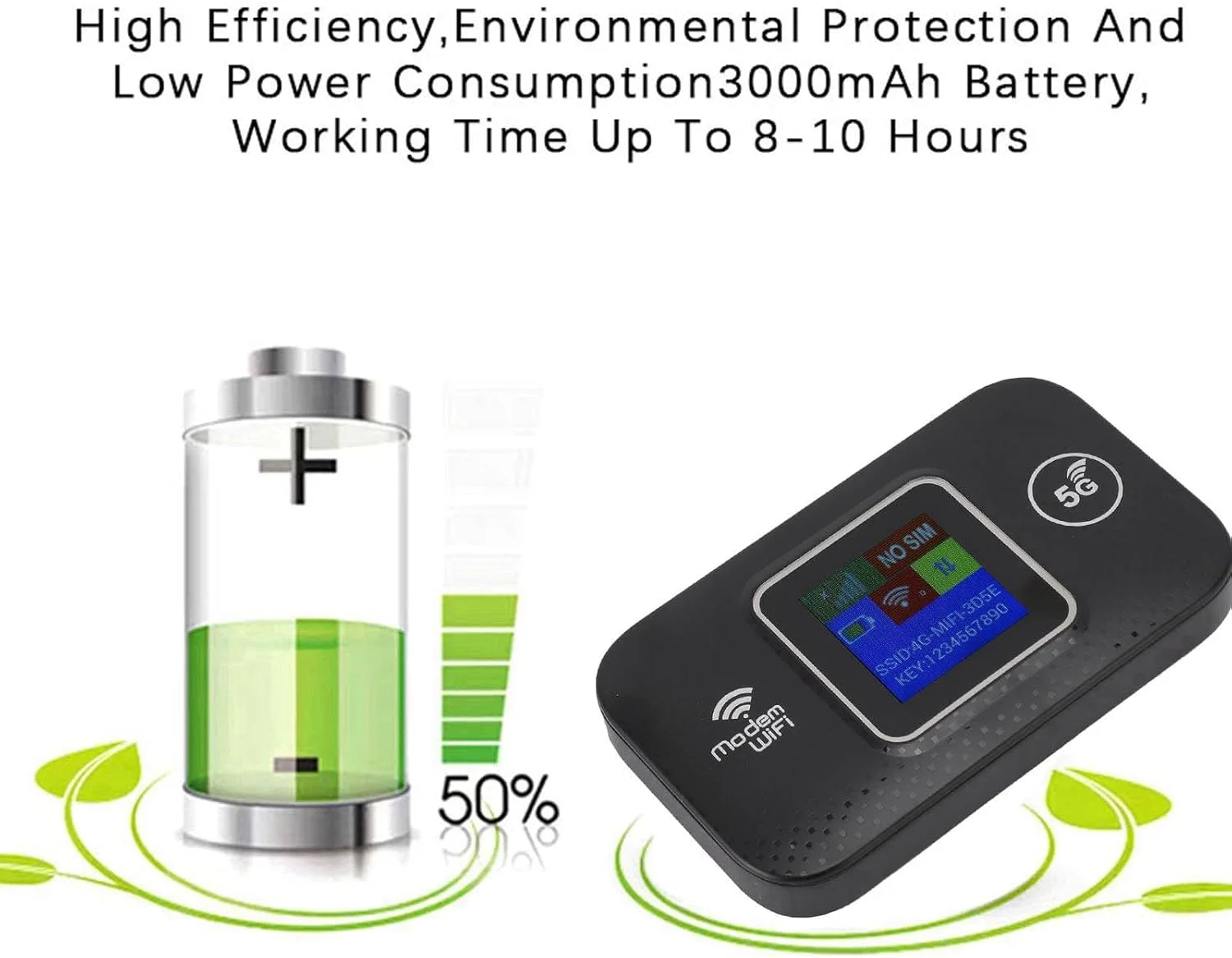 Bewinner هات اسپات وای فای قابل حمل 4G LTE برای اروپا، روتر موبایل 300 مگابیت بر ثانیه آنلاک شده با صفحه نمایش LCD و باتری 3000 میلی آمپر ساعتی، اتصال تا 10 دستگاه برای سفر و کار از راه دور Bewinner هات اسپات وای فای قابل حمل 4G LTE برای اروپا، روتر موبایل 300 مگابیت بر ثانیه آنلاک شده با صفحه نمایش LCD و باتری 3000 میلی آمپر ساعتی، اتصال تا 10 دستگاه برای سفر و کار از راه دور