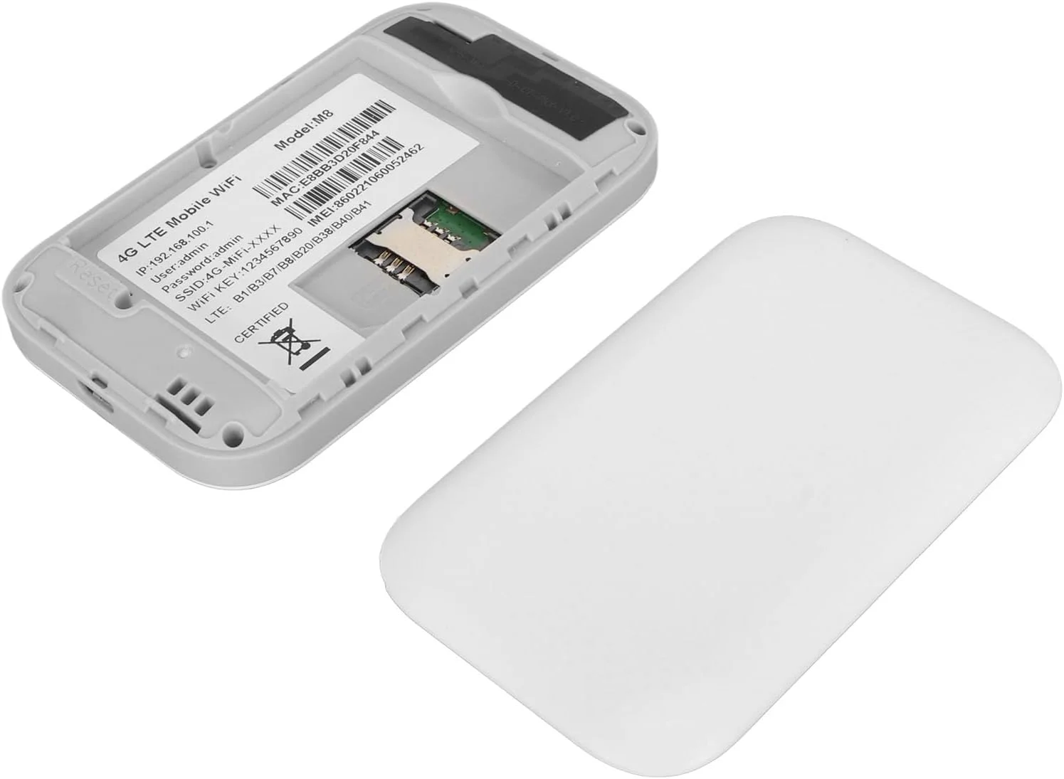 Bewinner نقطه اتصال وای فای موبایل، روتر 4G LTE، روتر وای فای 4G، نقطه اتصال وای فای موبایل پرسرعت 150 مگابیت بر ثانیه با اسلات سیم کارت، مودم وای فای USB 2100 میلی آمپر ساعتی برای اروپا و آسیا Bewinner نقطه اتصال وای فای موبایل، روتر 4G LTE، روتر وای فای 4G، نقطه اتصال وای فای موبایل پرسرعت 150 مگابیت بر ثانیه با اسلات سیم کارت، مودم وای فای USB 2100 میلی آمپر ساعتی برای اروپا و آسیا