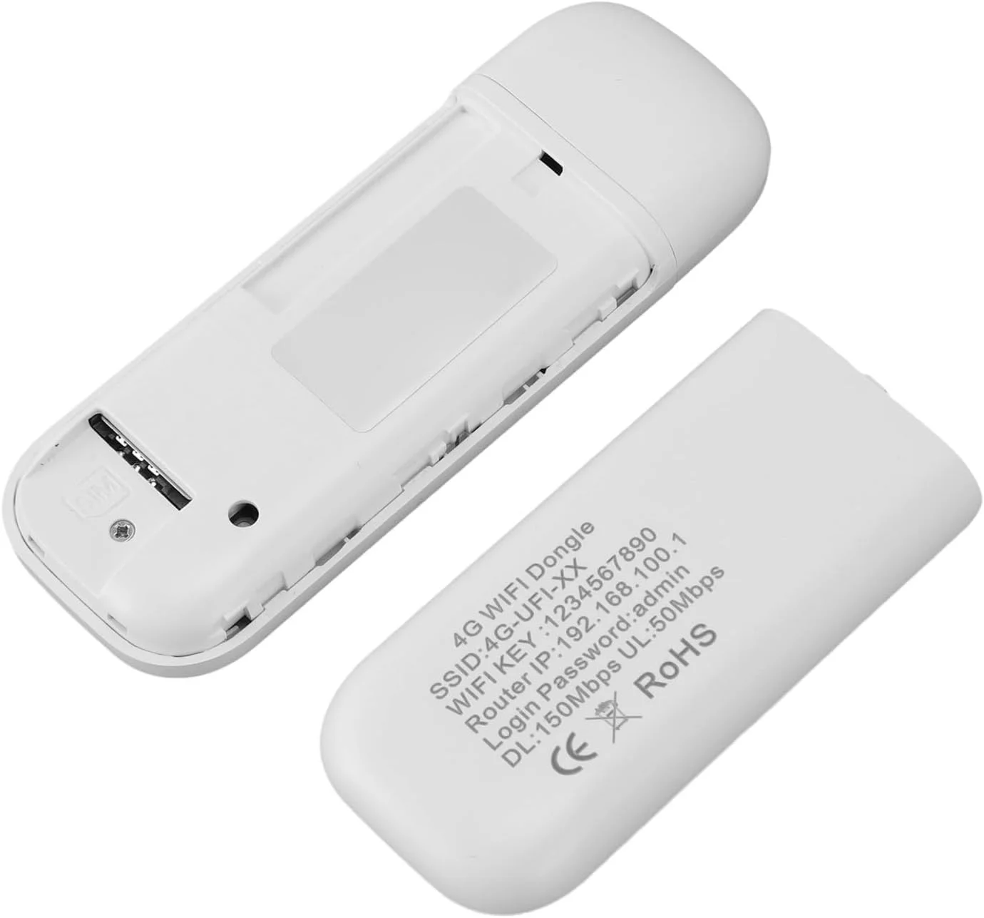 مودم وای فای USB 4G LTE، روتر 4G قابل حمل با اسلات سیم کارت، هات اسپات موبایل در اندازه جیبی، رمزگذاری وای فای WPA-WPA2، هات اسپات مسافرتی آنلاک شده با پشتیبانی از 10 کاربر مودم وای فای USB 4G LTE، روتر 4G قابل حمل با اسلات سیم کارت، هات اسپات موبایل در اندازه جیبی، رمزگذاری وای فای WPA-WPA2، هات اسپات مسافرتی آنلاک شده با پشتیبانی از 10 کاربر