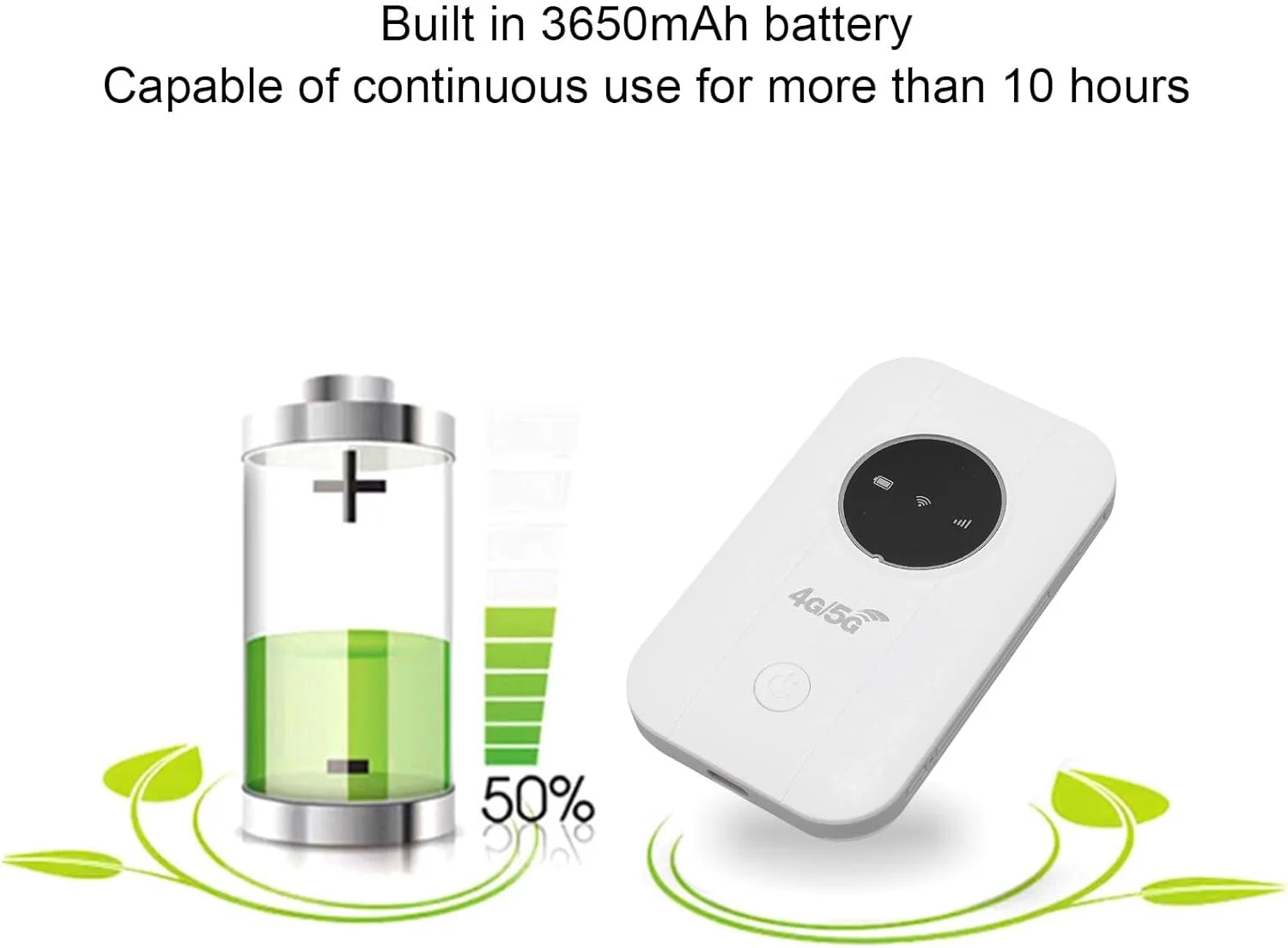 Bewinner 4G 5G WiFi هات اسپات موبایل، روتر موبایل پرسرعت 300 مگابیت بر ثانیه با سیم کارت، هات اسپات قابل حمل مسافرتی پلاگ اند پلی، پشتیبانی از 10 دستگاه، برای مسافرت، سفرهای کاری، کمپینگ Bewinner 4G 5G WiFi هات اسپات موبایل، روتر موبایل پرسرعت 300 مگابیت بر ثانیه با سیم کارت، هات اسپات قابل حمل مسافرتی پلاگ اند پلی، پشتیبانی از 10 دستگاه، برای مسافرت، سفرهای کاری، کمپینگ