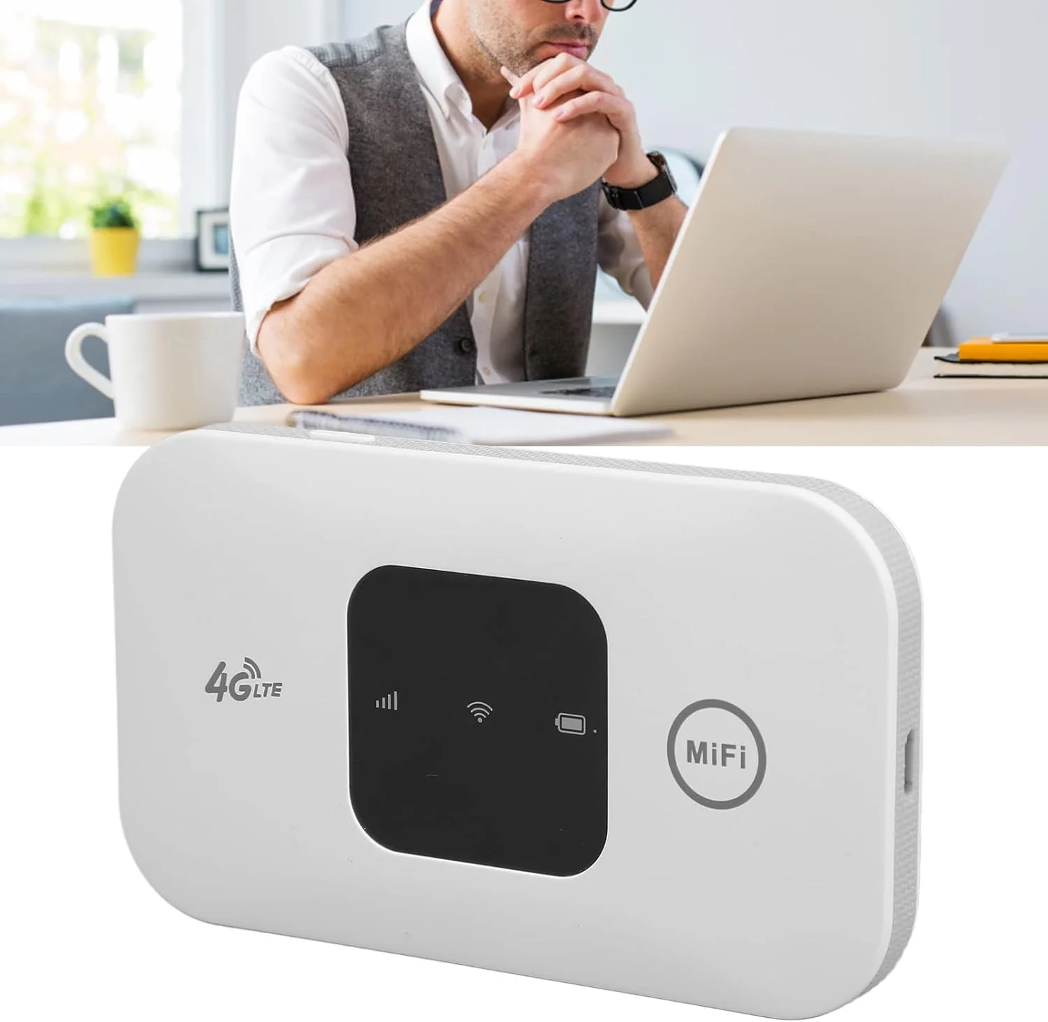 مودم روتر 4G LTE آنلاک شده H5577 با اسلات سیم کارت، دستگاه وای فای نقطه دسترسی پرسرعت 150 مگابیت بر ثانیه، نقطه دسترسی وای فای موبایل مینی برای مسافرت، تعطیلات، ال مودم روتر 4G LTE آنلاک شده H5577 با اسلات سیم کارت، دستگاه وای فای نقطه دسترسی پرسرعت 150 مگابیت بر ثانیه، نقطه دسترسی وای فای موبایل مینی برای مسافرت، تعطیلات، ال