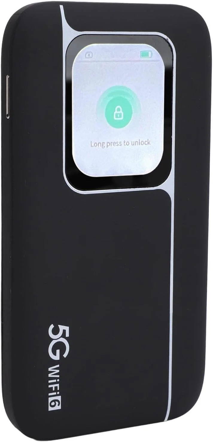 مودم روتر بیسیم 5G Bewinner، هاتاسپات موبایل وایفای 6 قابل حمل 5G، دستگاه وایفای قابل حمل برای مسافرت، دستگاه هاتاسپات موبایل فوقالعاده پرسرعت با اسلات سیمکارت، پشتیبانی از 16 دستگاه، 7100mAh مودم روتر بیسیم 5G Bewinner، هاتاسپات موبایل وایفای 6 قابل حمل 5G، دستگاه وایفای قابل حمل برای مسافرت، دستگاه هاتاسپات موبایل فوقالعاده پرسرعت با اسلات سیمکارت، پشتیبانی از 16 دستگاه، 7100mAh