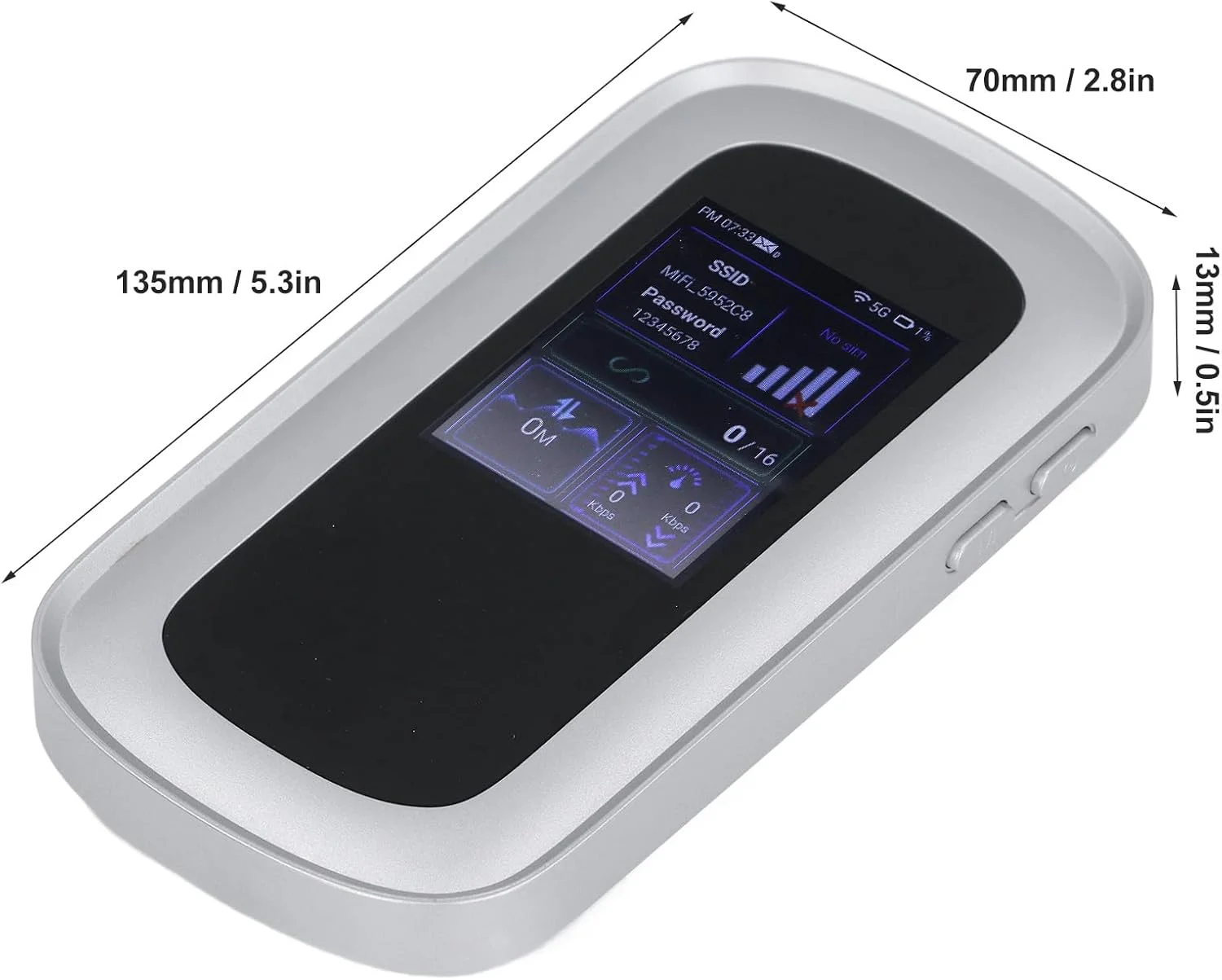 هات اسپات موبایل Bewinner 5G WiFi 6، روتر 5G با اسلات سیم کارت، 16 دستگاه متصل، باتری 4000mAh، سرعت دانلود 2.77Gbps و آپلود 1.25Gbps، دستگاه WiFi قابل حمل برای مسافرت هات اسپات موبایل Bewinner 5G WiFi 6، روتر 5G با اسلات سیم کارت، 16 دستگاه متصل، باتری 4000mAh، سرعت دانلود 2.77Gbps و آپلود 1.25Gbps، دستگاه WiFi قابل حمل برای مسافرت