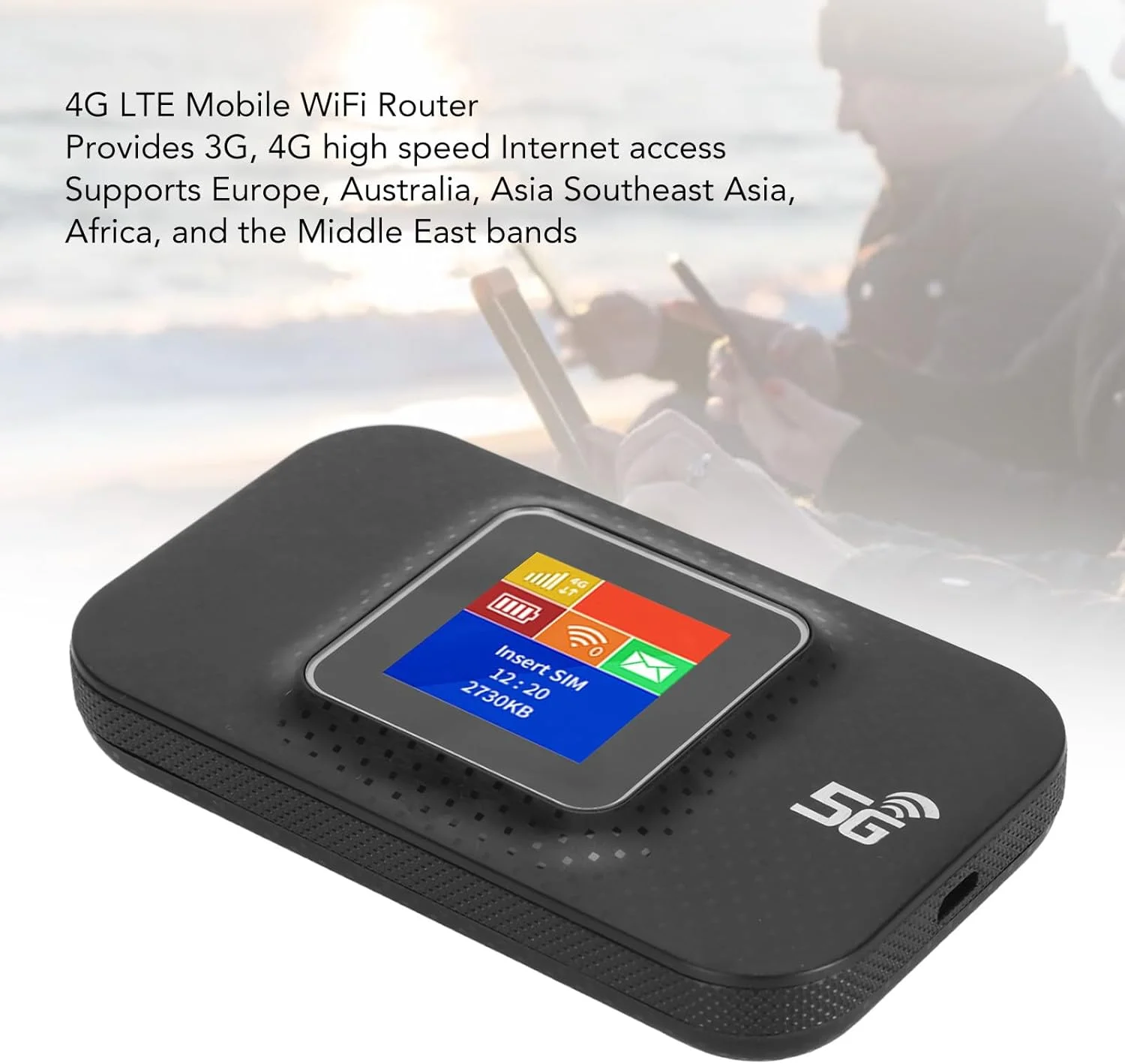 مودم وای فای همراه 4G Bewinner، روتر وای فای مسافرتی قابل حمل با اسلات کارت میکرو سیم، روتر هات اسپات بی سیم آنلاک شده برای سفر خانگی، 10 دستگاه متصل، باتری 3650 میلی آمپر ساعتی مودم وای فای همراه 4G Bewinner، روتر وای فای مسافرتی قابل حمل با اسلات کارت میکرو سیم، روتر هات اسپات بی سیم آنلاک شده برای سفر خانگی، 10 دستگاه متصل، باتری 3650 میلی آمپر ساعتی