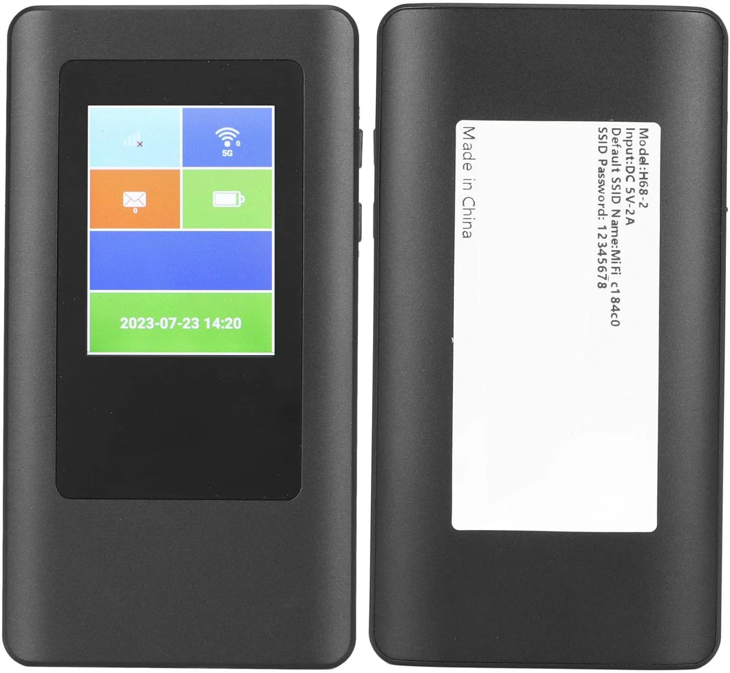 روتر وای فای موبایل 5G Bewinner، هات اسپات دو بانده 2.4G/5.8G، روتر بی سیم صفحه نمایش 2.4 اینچی، دستگاه مسافرتی قابل حمل برای تعطیلات، کمپینگ و گردهمایی روتر وای فای موبایل 5G Bewinner، هات اسپات دو بانده 2.4G/5.8G، روتر بی سیم صفحه نمایش 2.4 اینچی، دستگاه مسافرتی قابل حمل برای تعطیلات، کمپینگ و گردهمایی