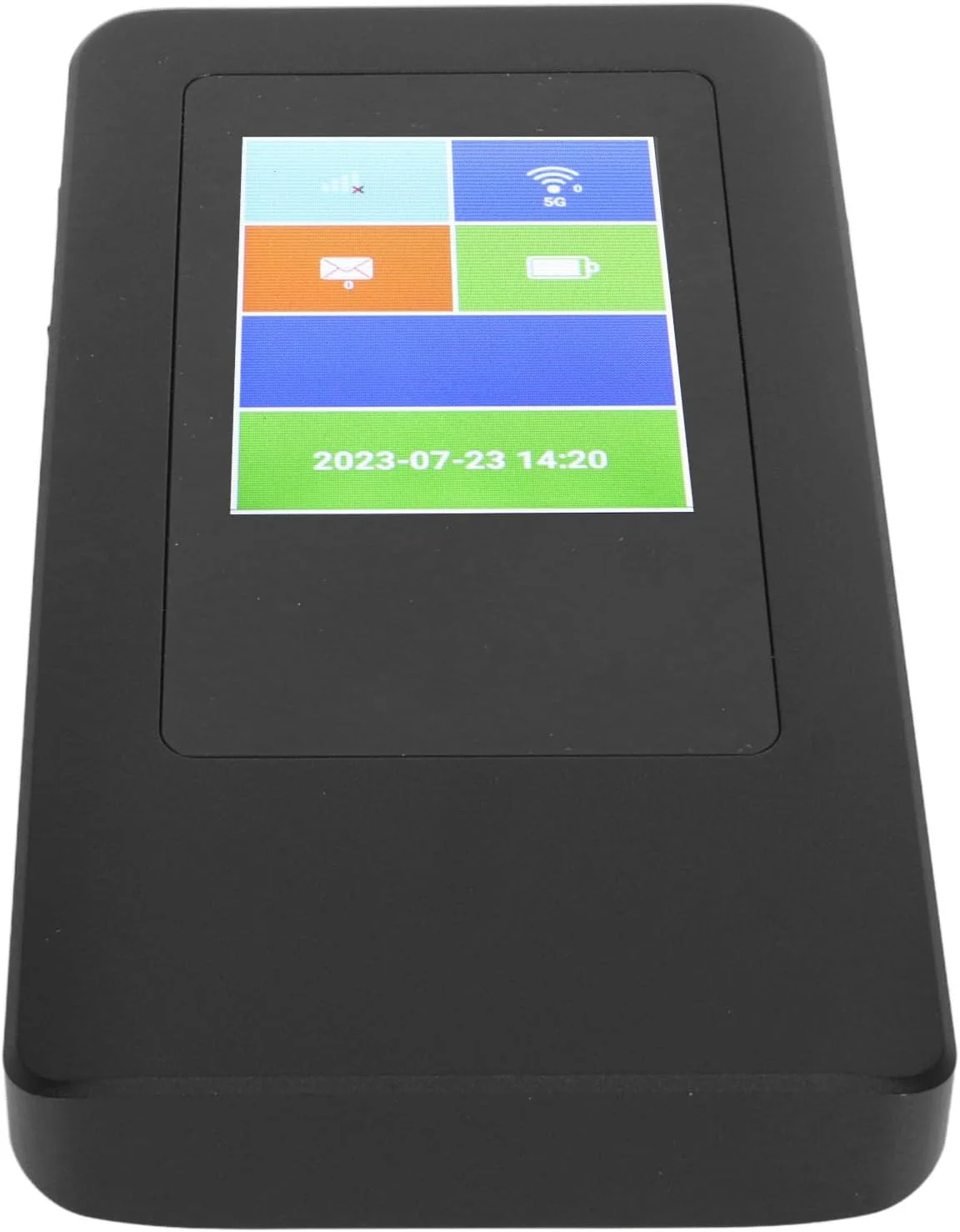 روتر وای فای موبایل 5G Bewinner، هات اسپات دو بانده 2.4G/5.8G، روتر بی سیم صفحه نمایش 2.4 اینچی، دستگاه مسافرتی قابل حمل برای تعطیلات، کمپینگ و گردهمایی روتر وای فای موبایل 5G Bewinner، هات اسپات دو بانده 2.4G/5.8G، روتر بی سیم صفحه نمایش 2.4 اینچی، دستگاه مسافرتی قابل حمل برای تعطیلات، کمپینگ و گردهمایی
