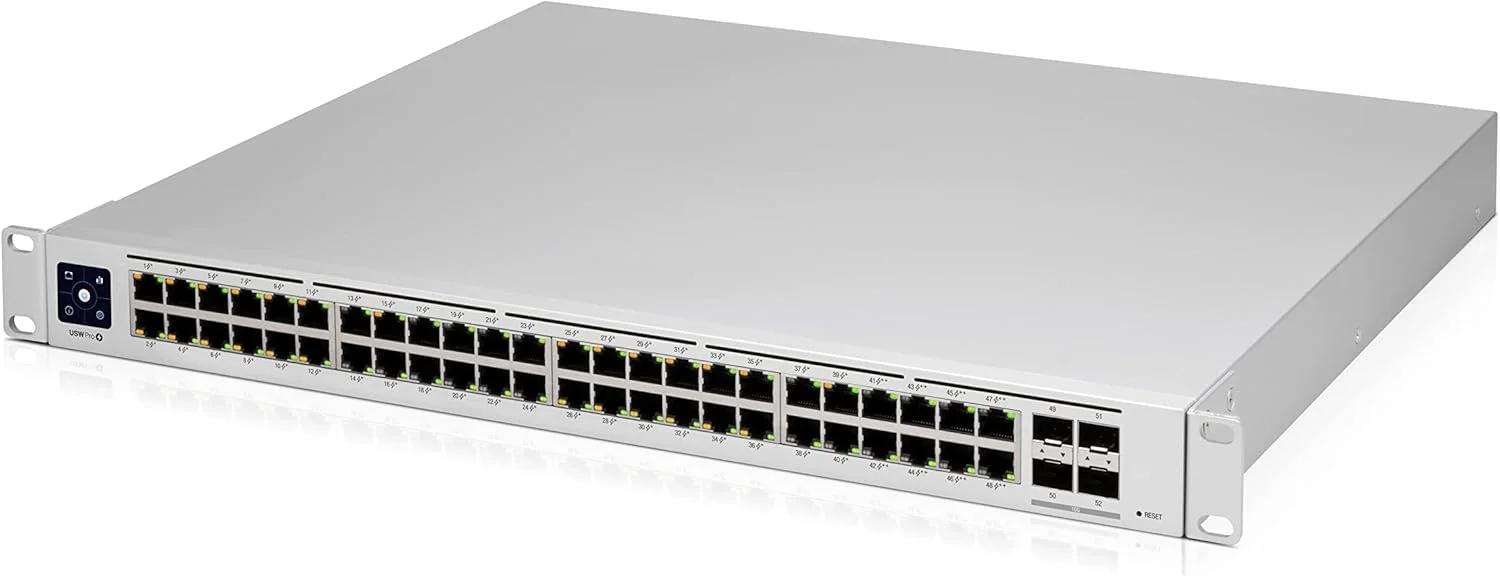 سوییچ اترنت گیگابیتی مدیریتی لایه 2/3 یوبیکوئیتی نتورکس UniFi Pro با 48 پورت (PoE) سوییچ اترنت گیگابیتی مدیریتی لایه 2/3 یوبیکوئیتی نتورکس UniFi Pro با 48 پورت (PoE)