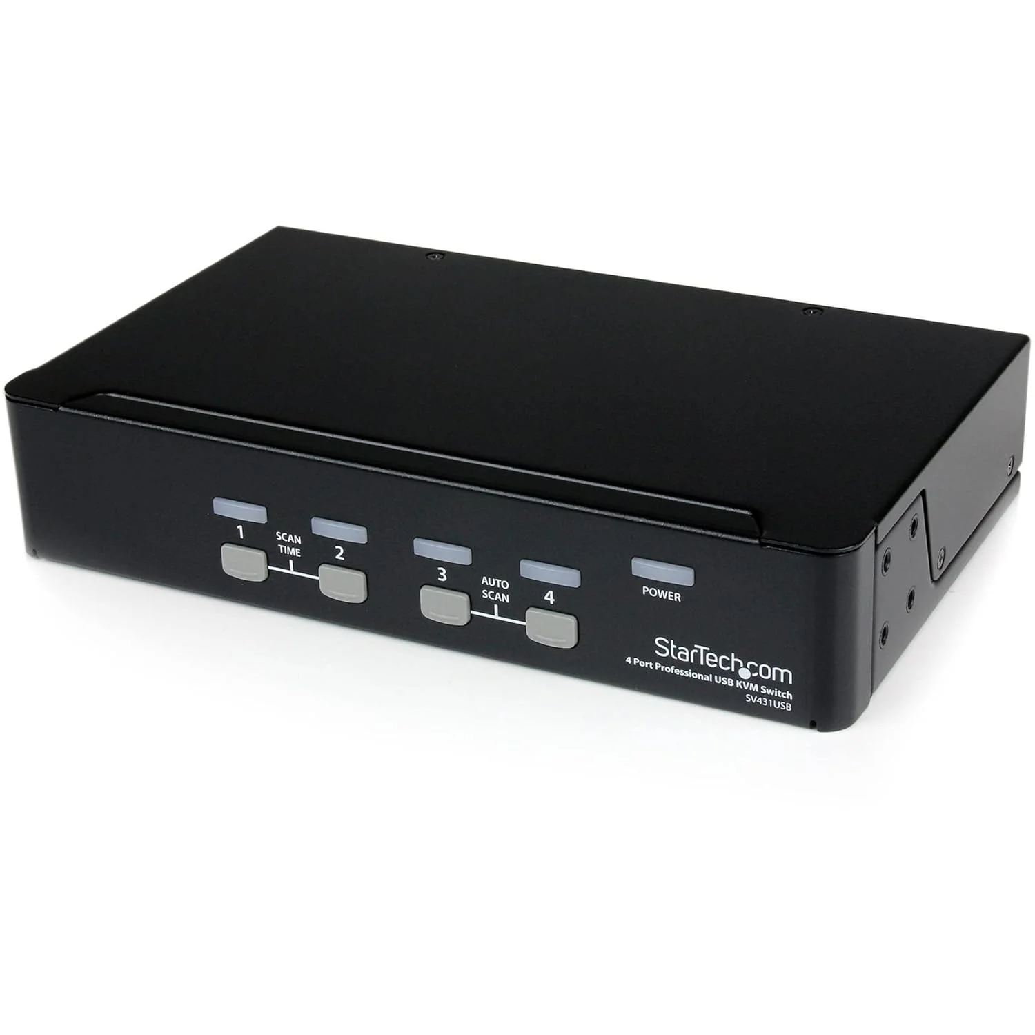 سوئیچ KVM چهار پورت VGA USB حرفه ای StarTech.com با هاب - سوئیچ KVM قابل نصب در رک 1U (SV431USB)