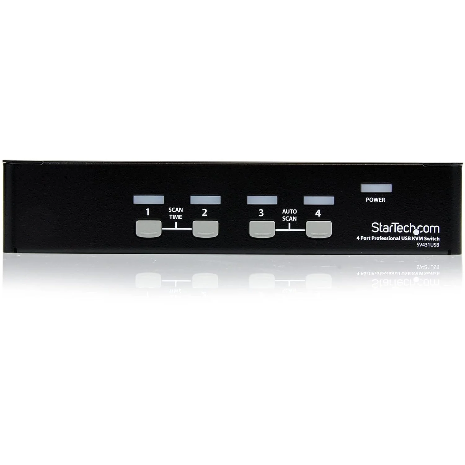 سوئیچ KVM چهار پورت VGA USB حرفه ای StarTech.com با هاب - سوئیچ KVM قابل نصب در رک 1U (SV431USB) سوئیچ KVM چهار پورت VGA USB حرفه ای StarTech.com با هاب - سوئیچ KVM قابل نصب در رک 1U (SV431USB)