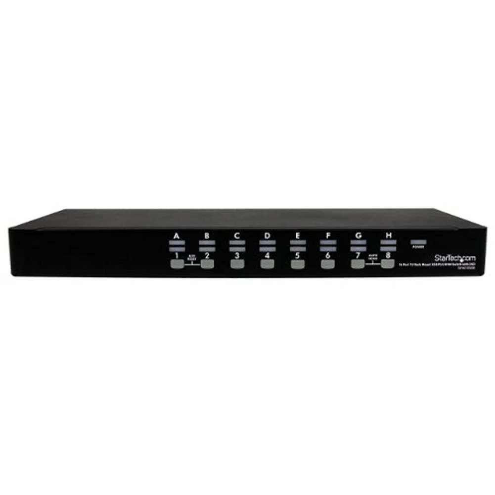 سوئیچ KVM شانزده پورت USB PS/2 رک مونت 1U استار تک مدل StarTech.com 2M03011 با OSD سوئیچ KVM شانزده پورت USB PS/2 رک مونت 1U استار تک مدل StarTech.com 2M03011 با OSD