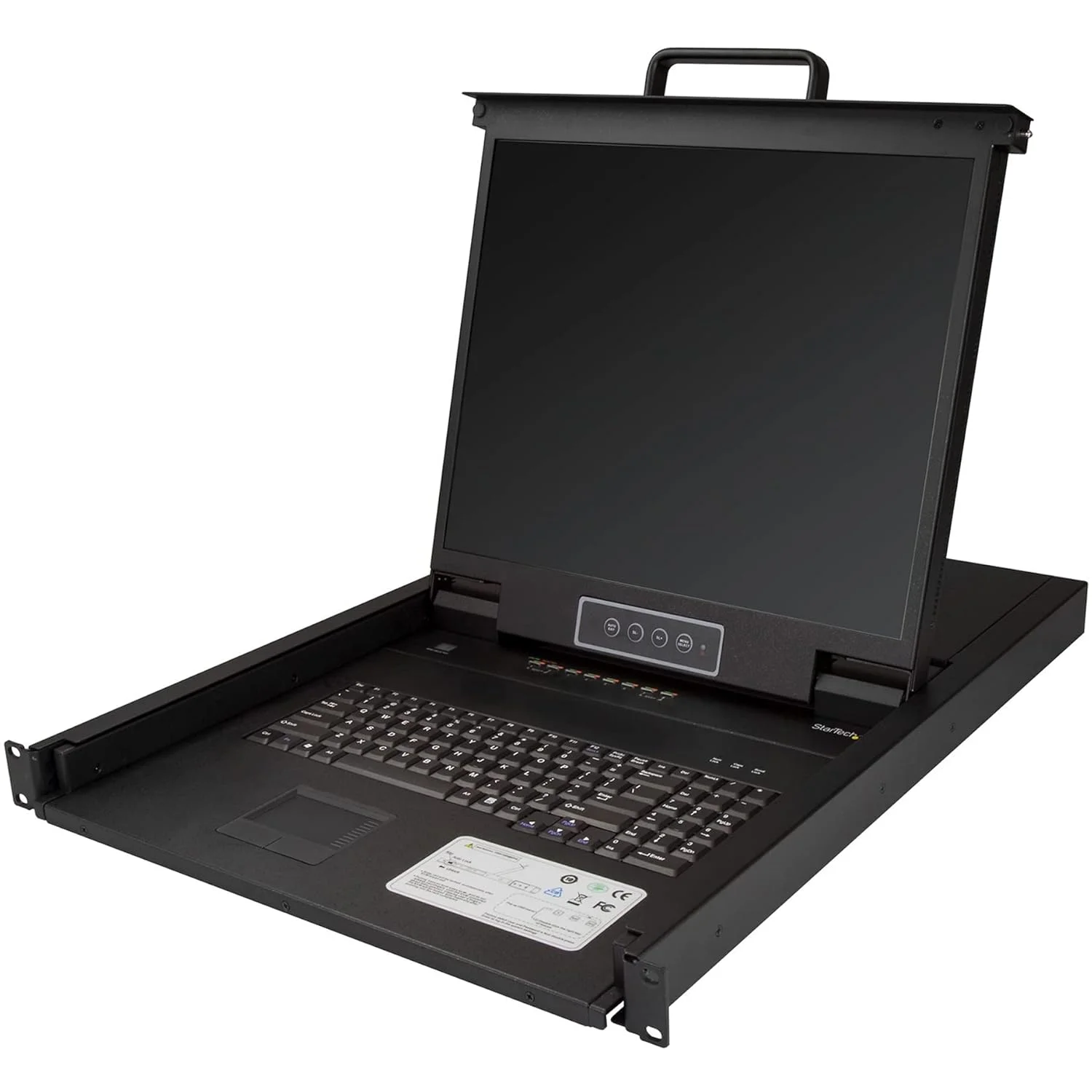 کنسول KVM رک مونت StarTech - 1U - 19 اینچ - KVM هشت پورت - KVM VGA - مانیتور رک مونت - مانیتور LCD رک مونت - کنسول رک مونت