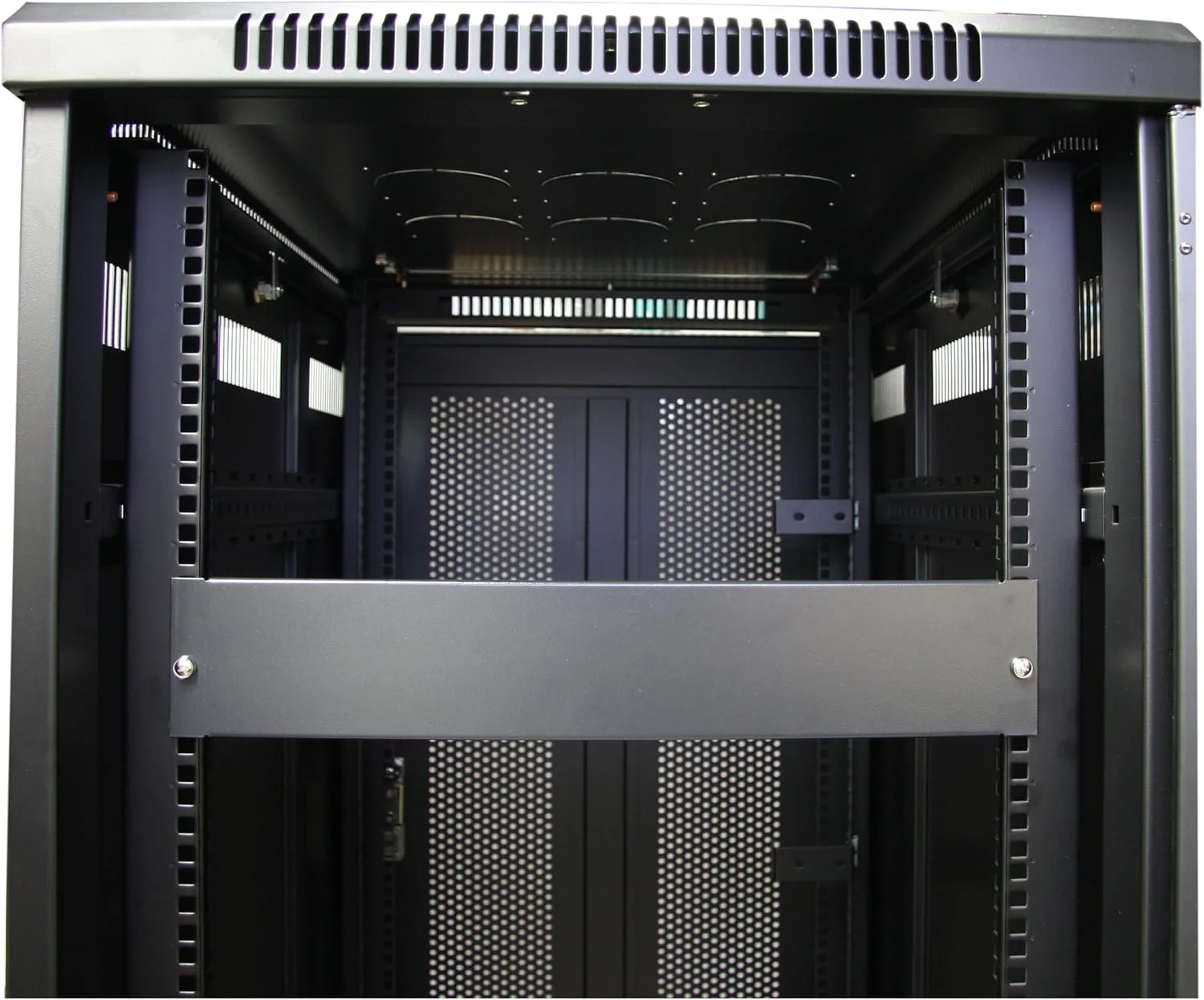 پنل پوششی رک استار تک - پنل فلزی برای رک - برای رک یا کابینت سرور 19 اینچی - فولاد - مشکی (BLANKB1)