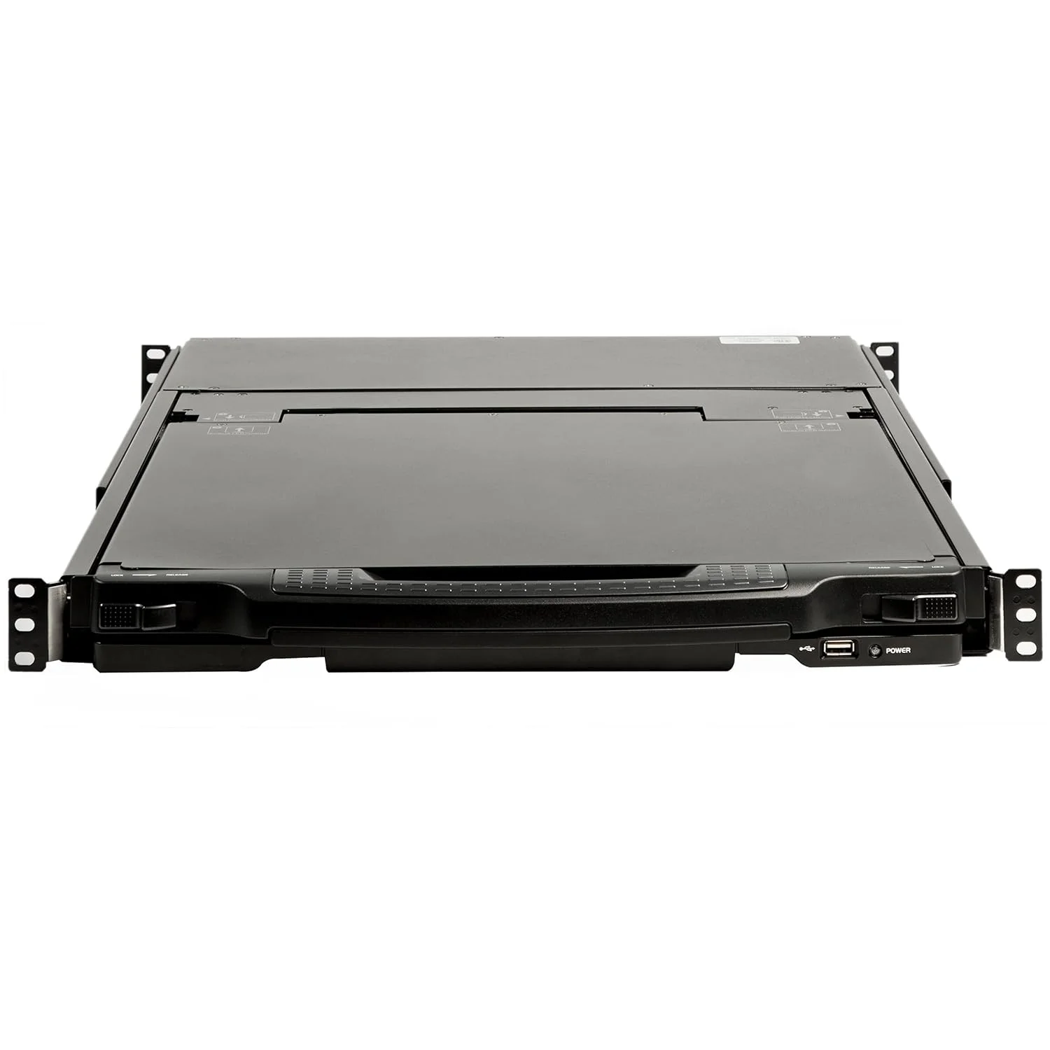 کنسول KVM رک مونت دو ریل StarTech.com HD 1080p - KVM تک پورت DVI/VGA با مانیتور LCD 17 اینچی برای رک سرور - کشوی KVM LCD 1U با تمام امکانات به همراه کابل - پشتیبانی از USB - MTBF 44230 (RKCOND17HD)