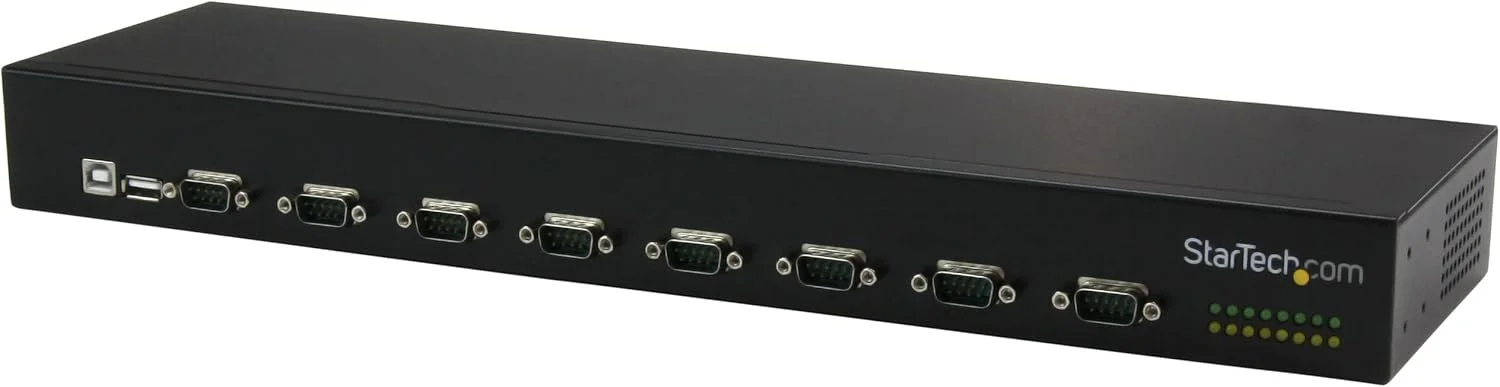 هاب USB به سریال StarTech.com - 8 پورت - حفظ پورت COM - قابل نصب در رک و زنجیره ای - هاب FTDI USB به RS232 (ICUSB23208FD)