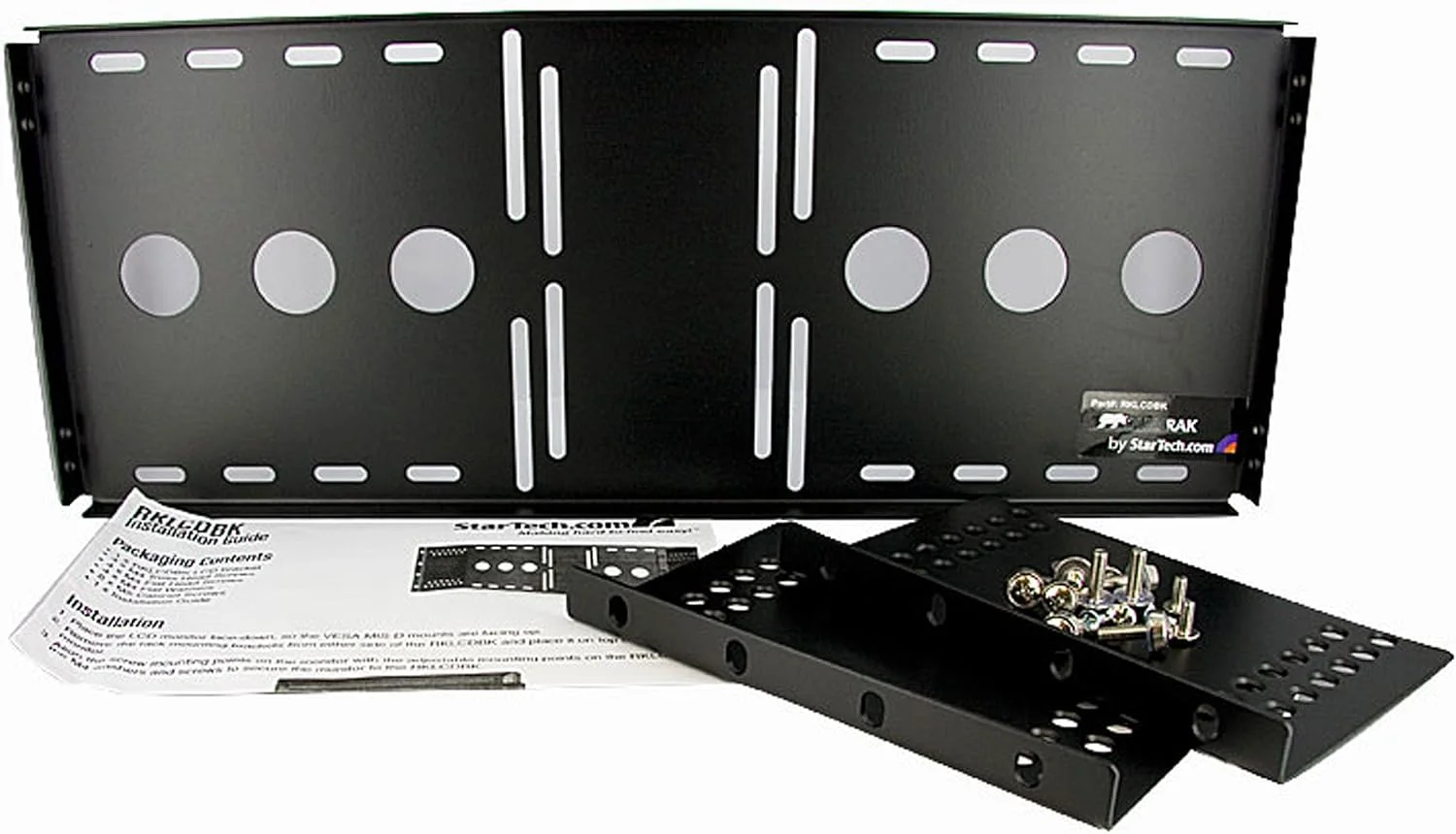 براکت نصب مانیتور LCD VESA یونیورسال 4U StarTech.com برای رک یا کابینت 19 اینچی - سازگار با TAA - براکت فولادی سرد فشرده (RKLCDBK) براکت نصب مانیتور LCD VESA یونیورسال 4U StarTech.com برای رک یا کابینت 19 اینچی - سازگار با TAA - براکت فولادی سرد فشرده (RKLCDBK)