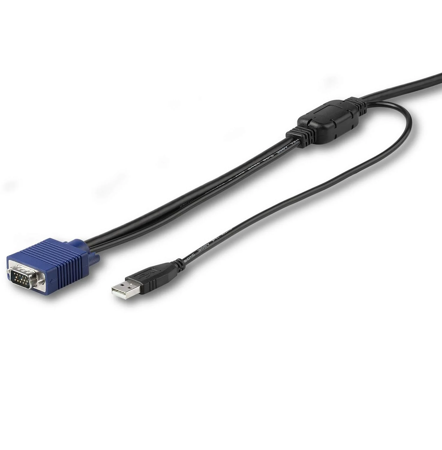 کابل KVM USB استار تک مدل RKCONSUV15 به طول 4.6 متر برای کنسول های رک مونت استار تک، کابل کنسول VGA و USB KVM