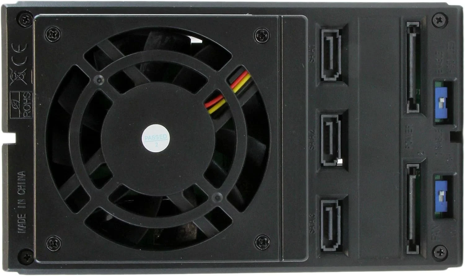 بک پلین 3-Bay هات سواپ StarTech.com برای SAS II/SATA III 3.5 اینچی - هارد دیسک 6 گیگابیت بر ثانیه - بک پلین رک موبایل بدون سینی آلومینیومی (HSB3SATSASBA)