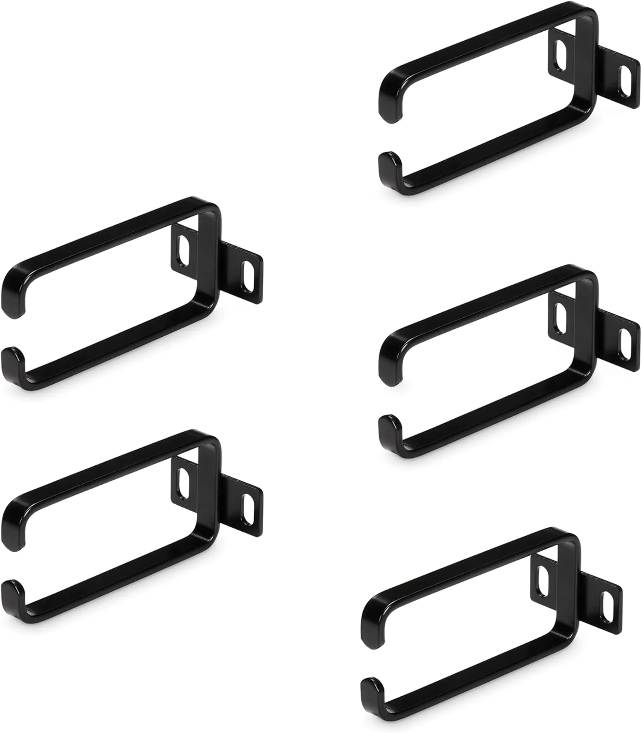 بسته 5 عددی حلقه های D شکل مدیریت کابل عمودی 1U StarTech.com، مدیریت کننده کابل برای رک ها/کابینت های سرور 19 اینچی، سازمان دهنده سیم
