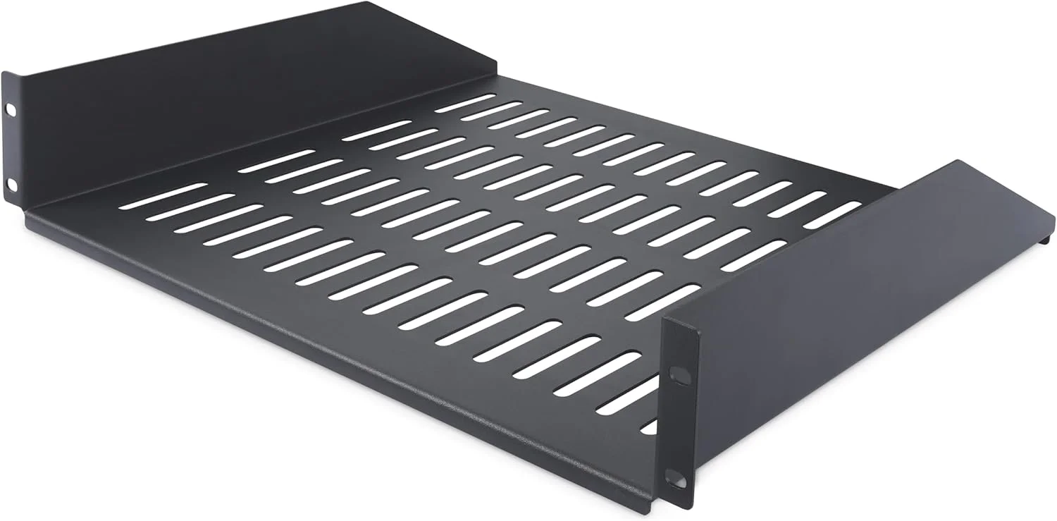 قفسه رک سرور تهویه دار 2U StarTech.com، عمق نصب 16 اینچ / 41.5 سانتی متر، برای رک/کابینت 19 اینچی، فولاد SPCC، حداکثر 20 کیلوگرم
