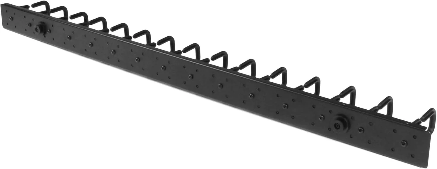 مدیریت کابل رک سرور عمودی 0U StarTech.com با قلاب های D-Ring - پنل مدیریت سیم رک شبکه 20U - سازمان دهنده سیم 3 فوتی (CMVER20UD)