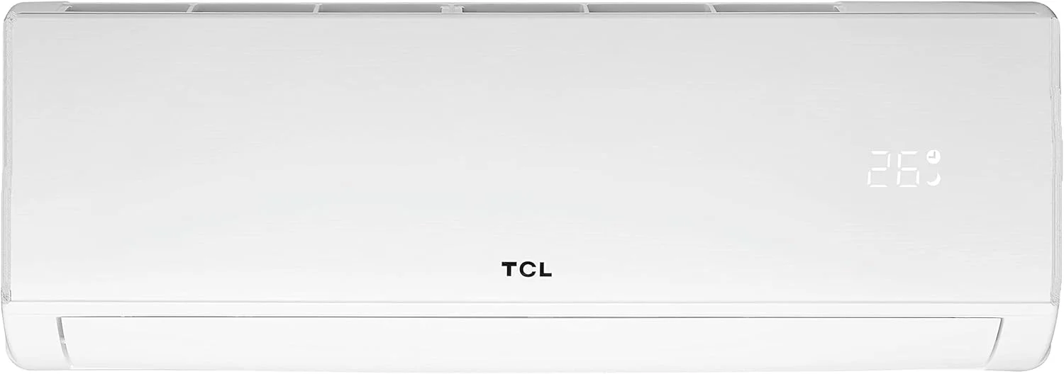 کولر گازی اسپلیت TCL سری Elite با ظرفیت 2.5 تن، 3 ستاره، کمپرسور روتاری، واحد اسپلیت 30000 BTU، نمایشگر LED، راه اندازی مجدد خودکار، پرتاب باد طولانی، مناسب برای خانه و محل کار، مدل TAC-30CSA/XAT