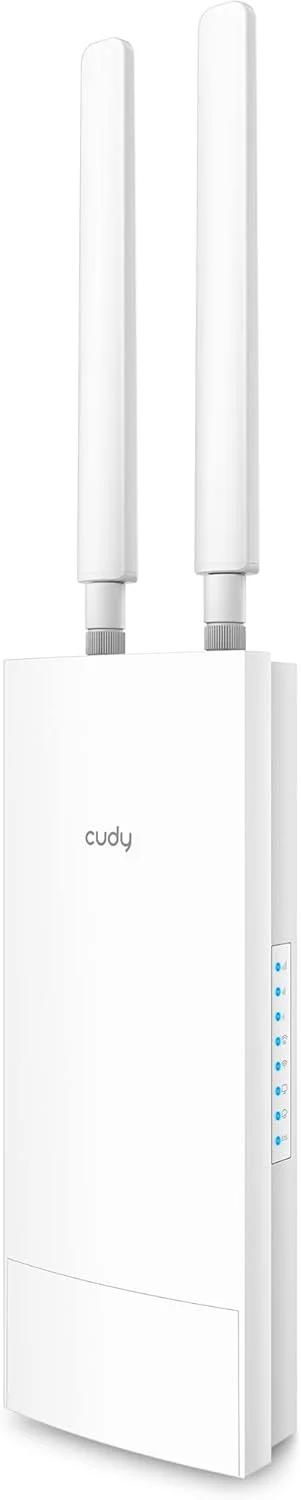 اکسس پوینت بی سیم گیگابیتی AC1200 Cudy مناسب فضای باز، توسعه دهنده وای فای فضای باز، ضد آب IP65، گیگابیت RJ45، Beamforming، MU-MIMO، شامل آداپتور PoE، AP1300-Outdoor