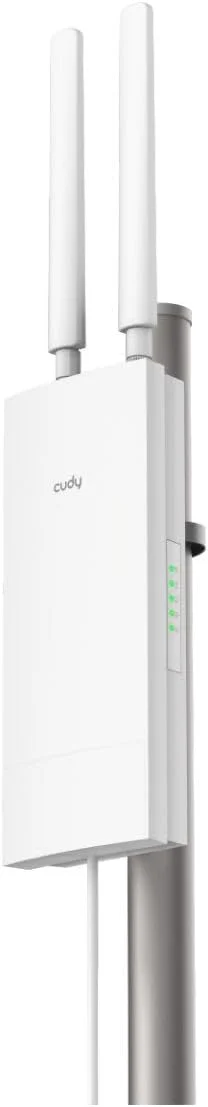 اکسس پوینت بی سیم گیگابیتی AC1200 Cudy مناسب فضای باز، توسعه دهنده وای فای فضای باز، ضد آب IP65، گیگابیت RJ45، Beamforming، MU-MIMO، شامل آداپتور PoE، AP1300-Outdoor