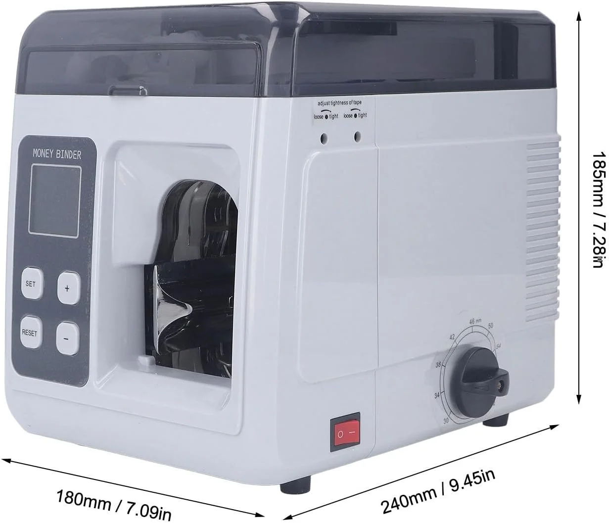 دستگاه بستهبندی اتوماتیک اسکناس Sorandy، دستگاه تسمهکشی اسکناس با نمایشگر LCD، دستگاه بستهبندی پول نقد، دستگاه بستهبندی و تسمهکشی پول برای بانک (UK) دستگاه بستهبندی اتوماتیک اسکناس Sorandy، دستگاه تسمهکشی اسکناس با نمایشگر LCD، دستگاه بستهبندی پول نقد، دستگاه بستهبندی و تسمهکشی پول برای بانک (UK)