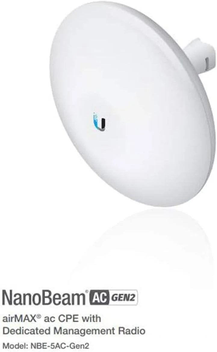 Ubiquiti Networks بسته 2 عددی NBE-5AC-GEN2 NanoBeam ac Gen2 airMAX ac CPE با رادیو مدیریت اختصاصی
